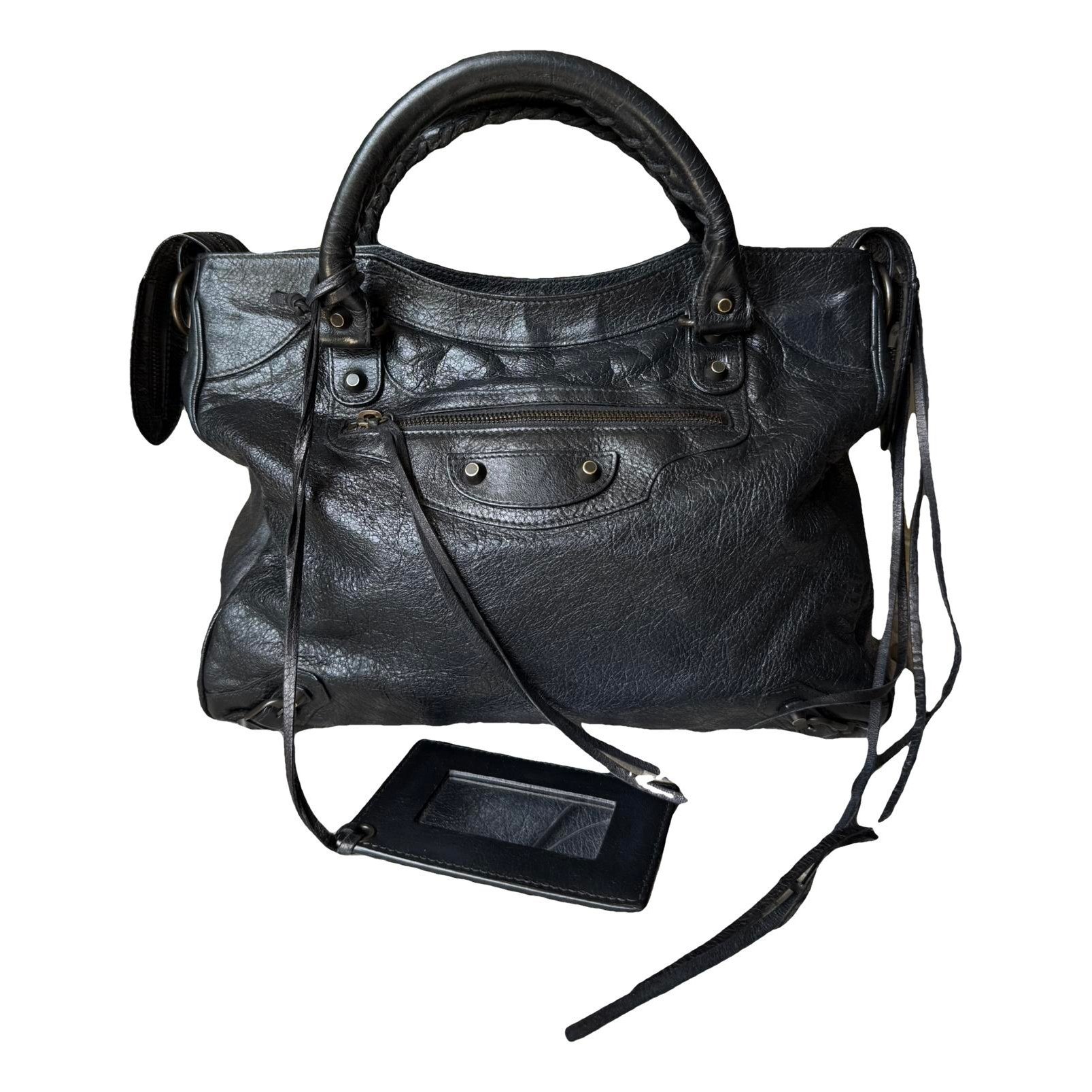 Vélo leather handbag