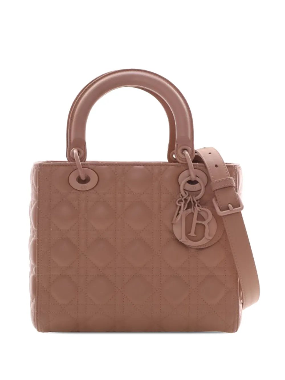 2019 Medium Ultra Matte Calfskin Cannage Lady Dior satchel
