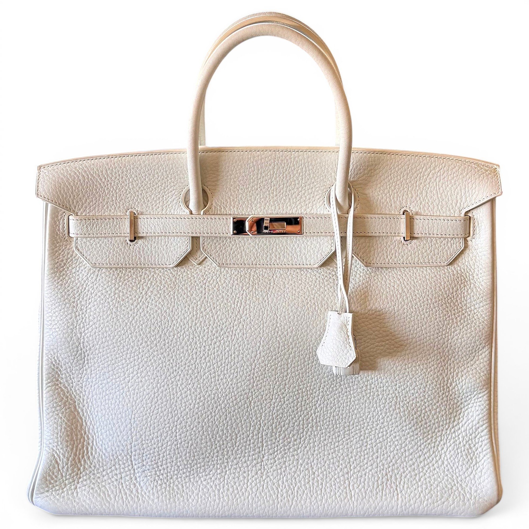 Birkin 40 leather handbag