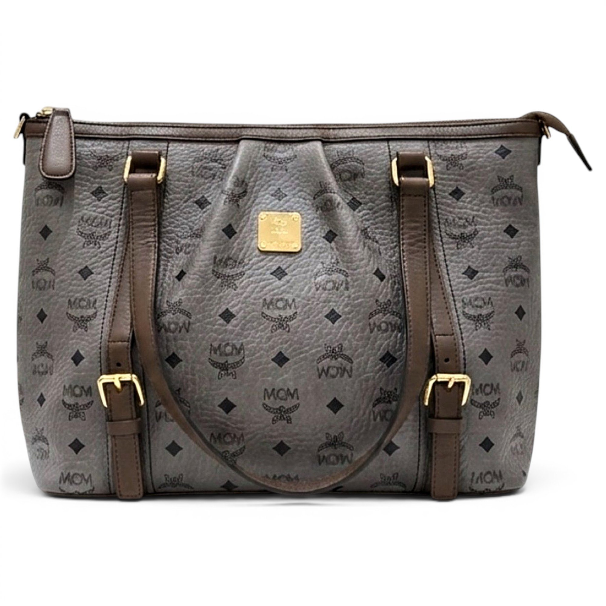 Leather tote