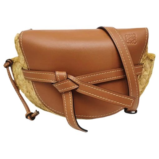 Gate leather crossbody bag