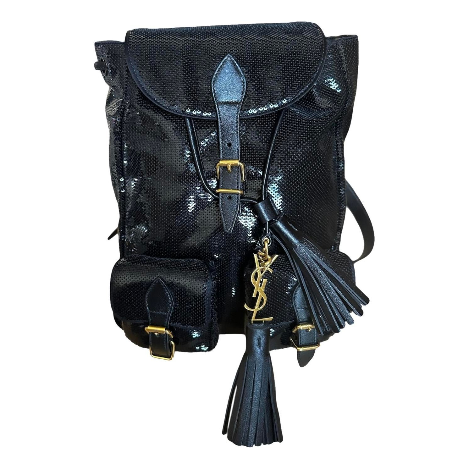 Leather backpack