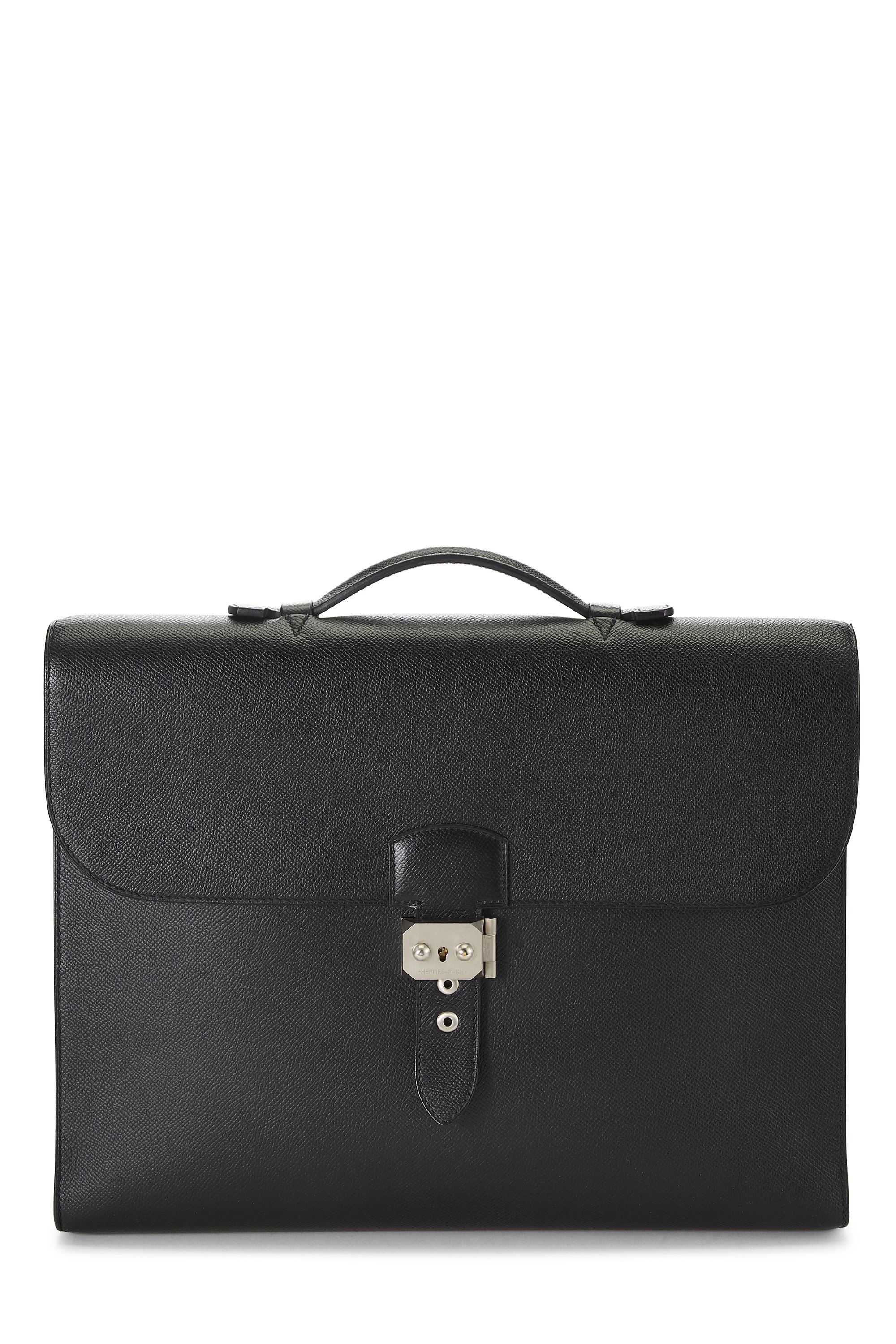 Hermes Black Epsom Sac à Dépêches 36