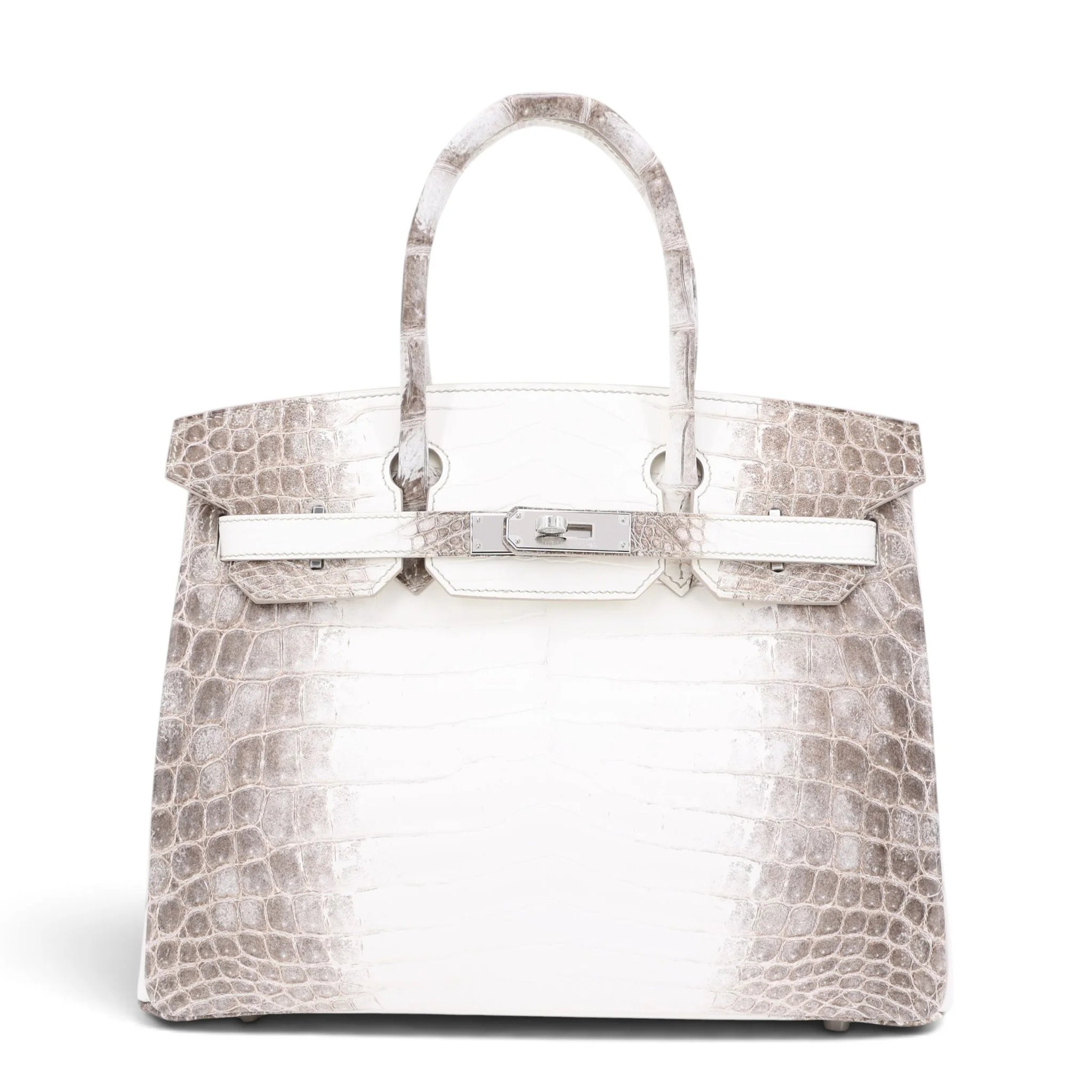 Brand New ( Rank N ) HERMÈS Limited Edition Birkin 30 Himalaya Matte Niloticus Crocodile Palladium hardware K (2025)