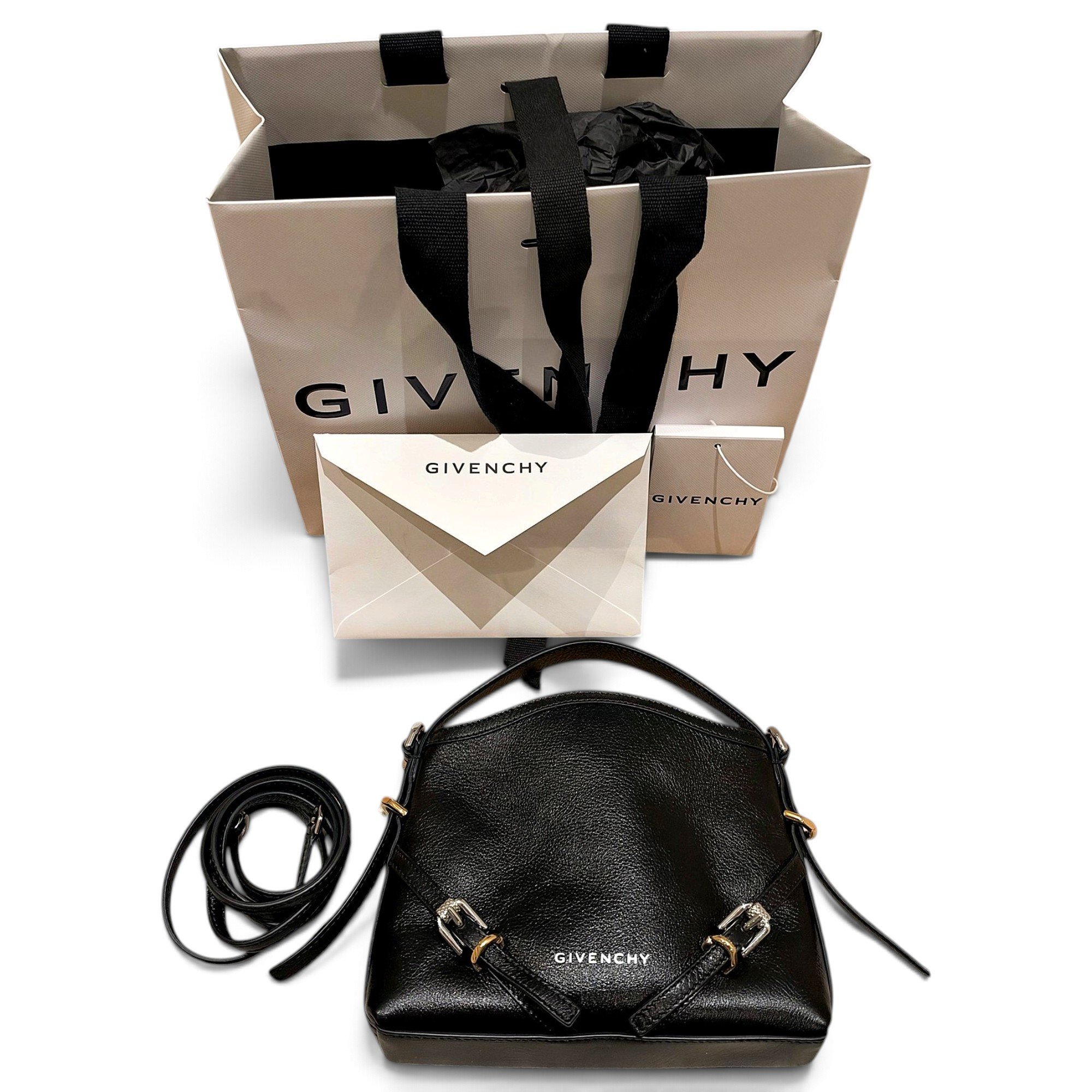 Givenchy Voyou leather crossbody bag