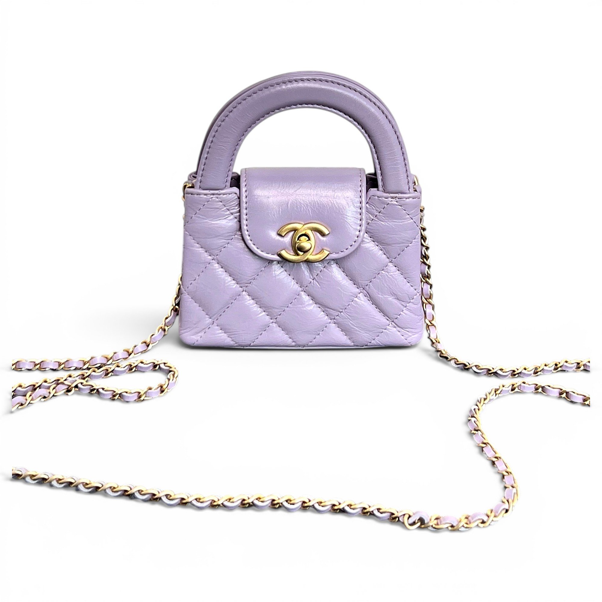 Mini Shopping leather crossbody bag