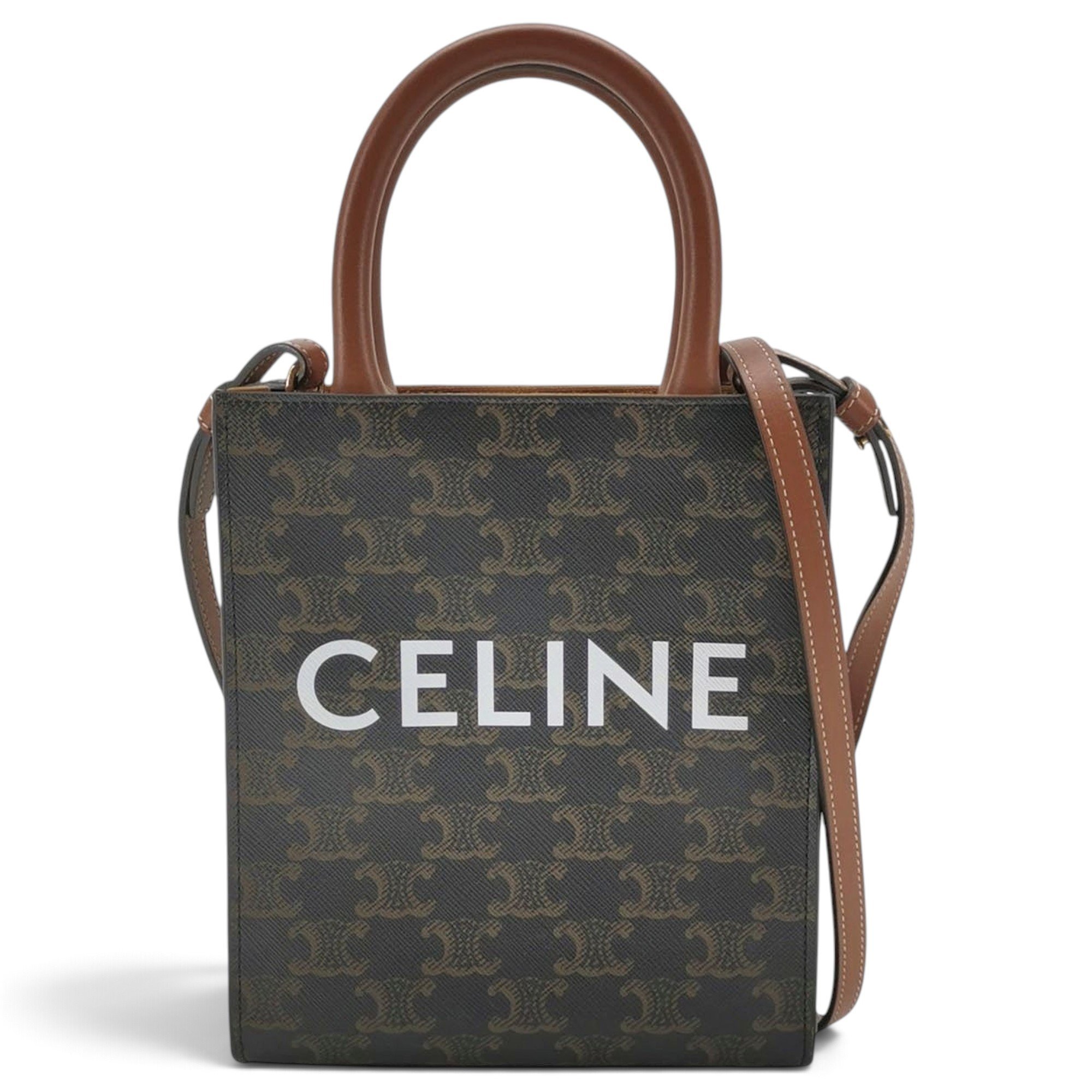 Cabas leather handbag