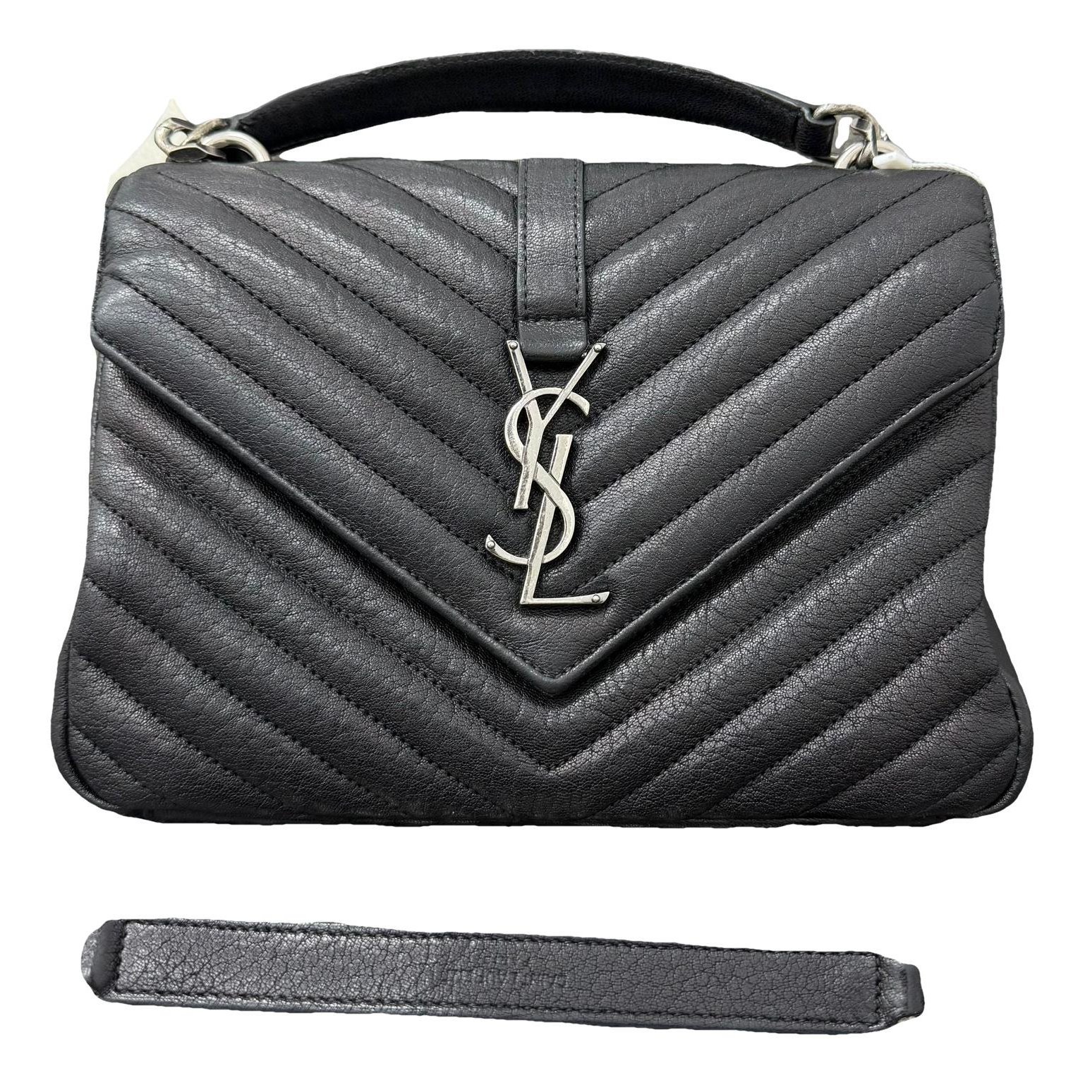 Collége monogramme leather handbag