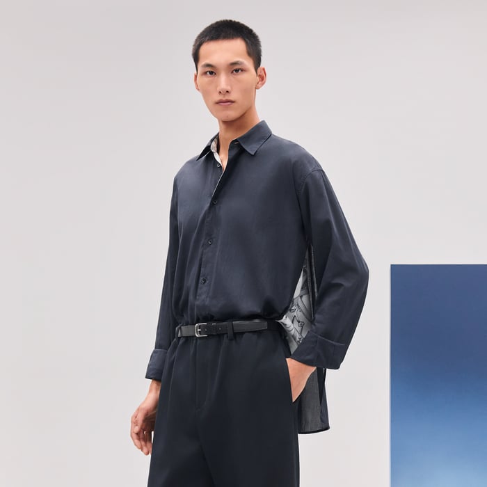 Marine "l'Instruction Du Roy" Boxy Fit Shirt