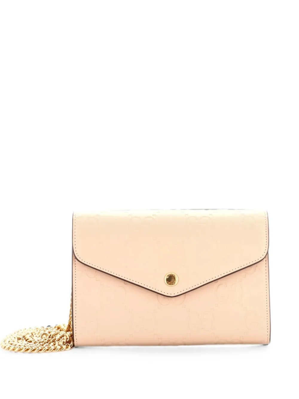 Envelope Wallet on Chain Guccissima Leather shoulder bag