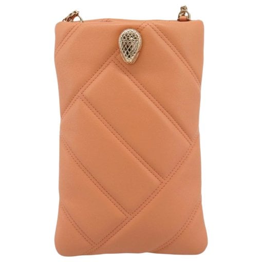 Serpenti leather handbag
