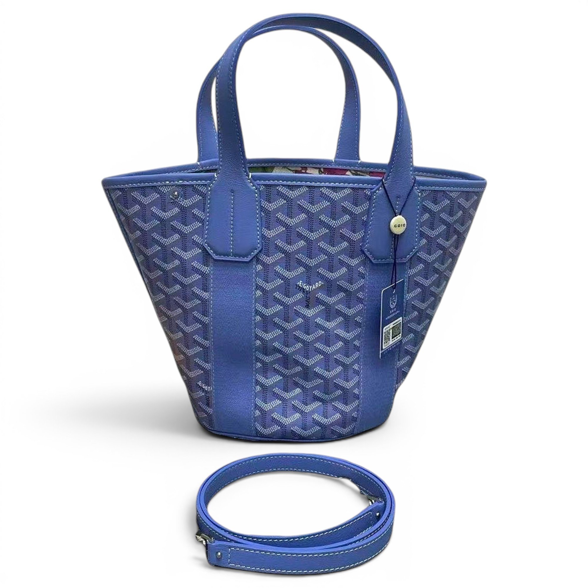 Goyard Hobo Bohème leather handbag