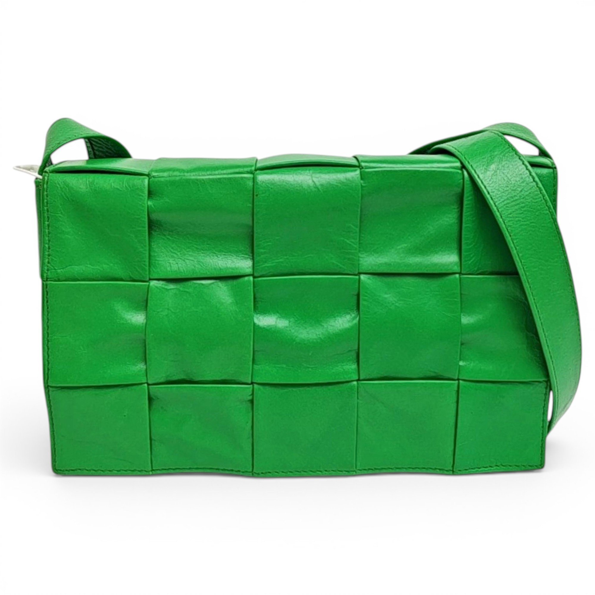 Cassette leather crossbody bag