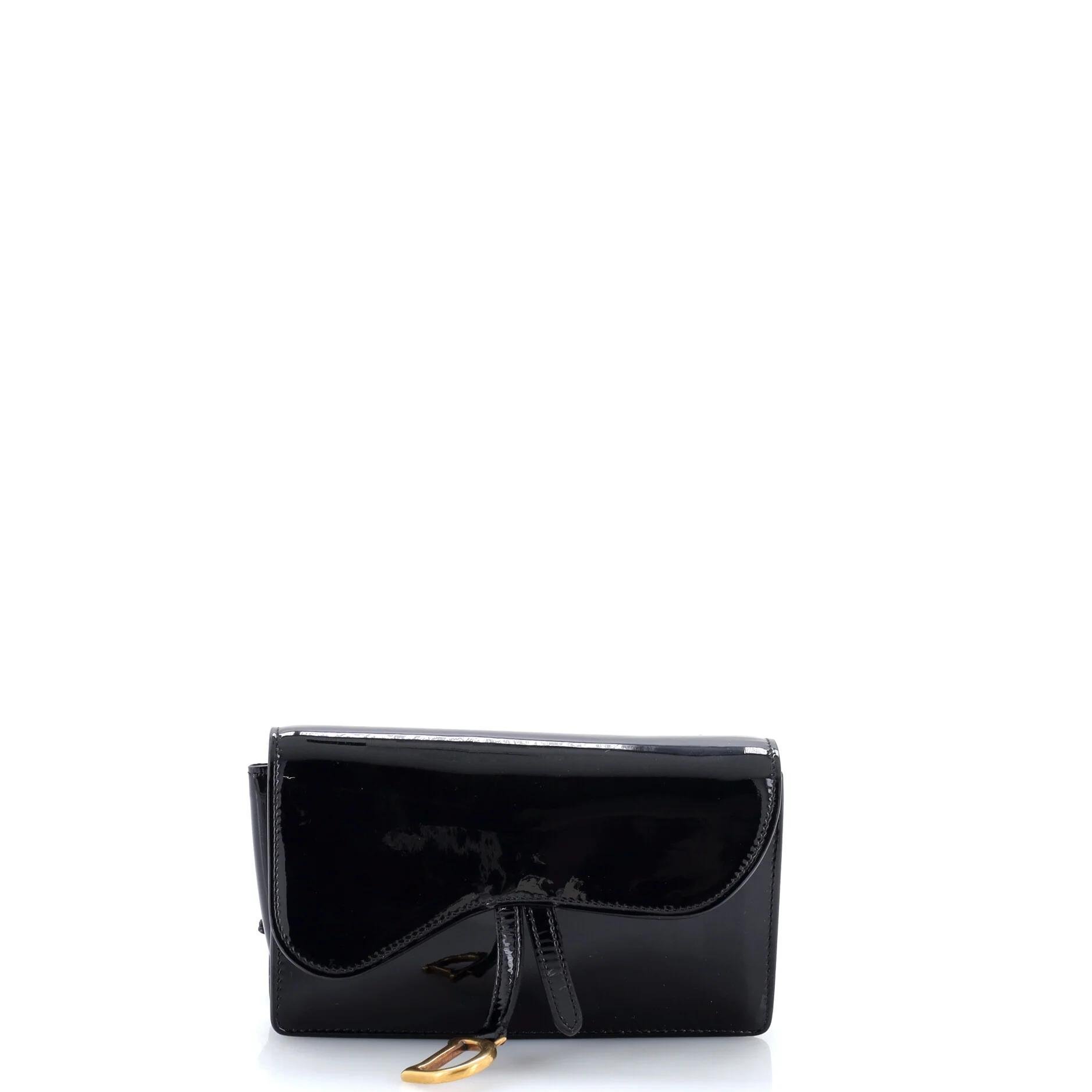Patent leather handbag