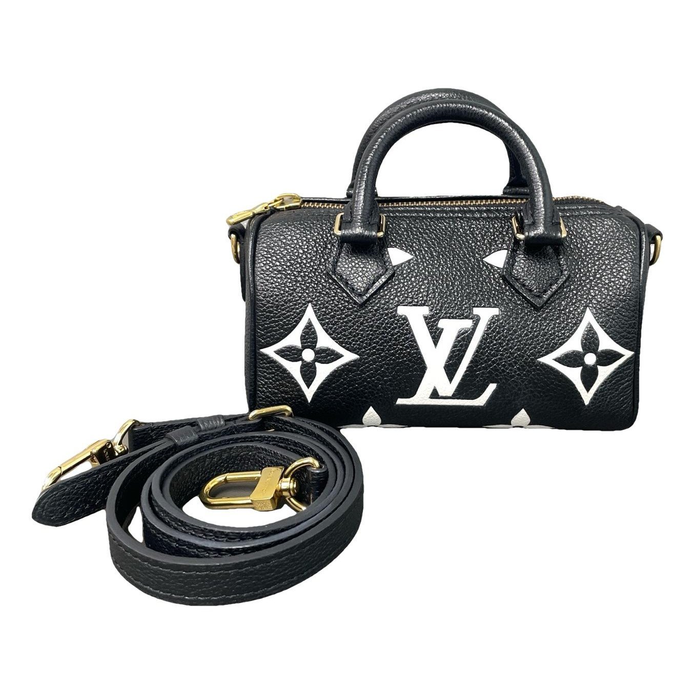 Nano Speedy / Mini HL leather handbag