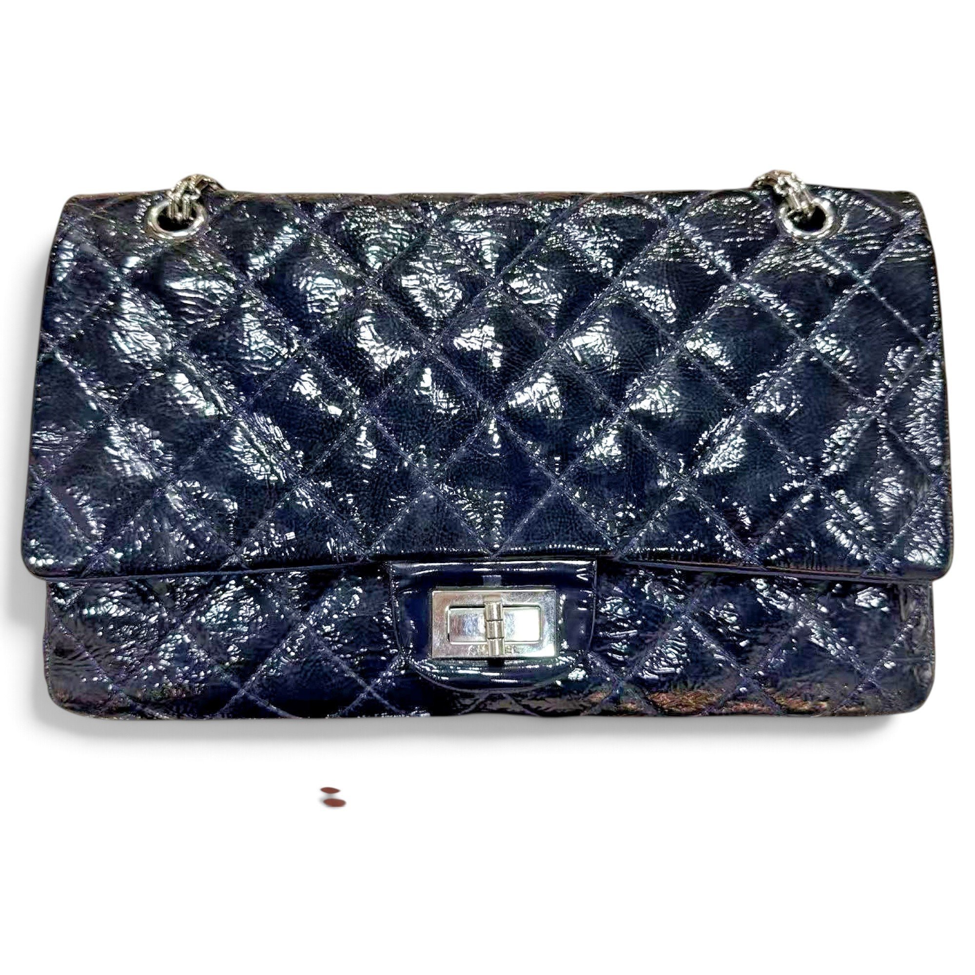 2.55 patent leather handbag