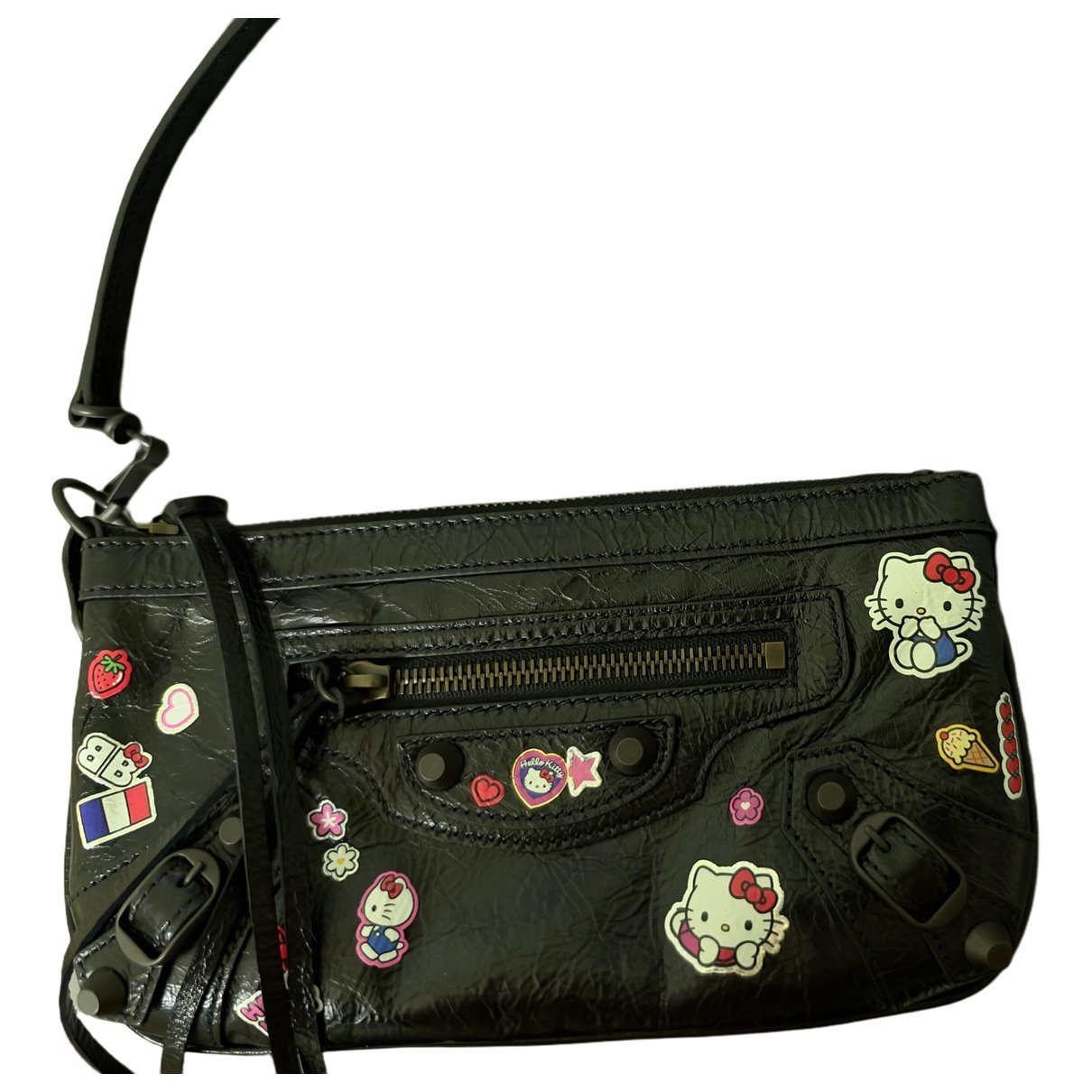 City leather crossbody bag