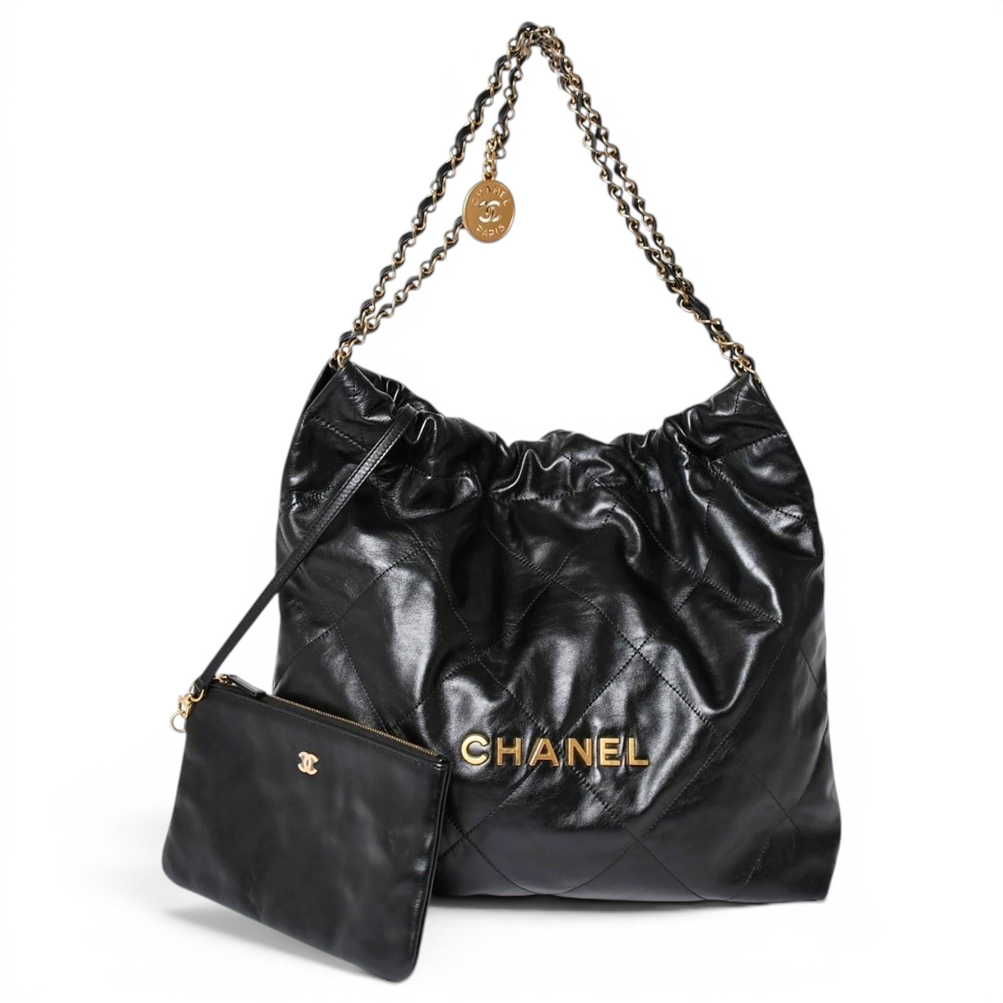 Chanel 22 pony-style calfskin handbag