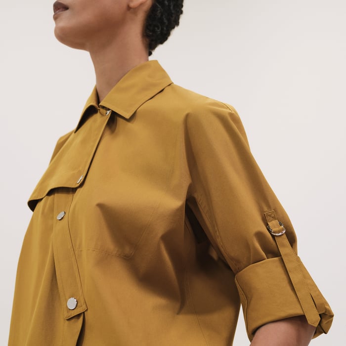 Vert Bronze Asymmetric Shirt