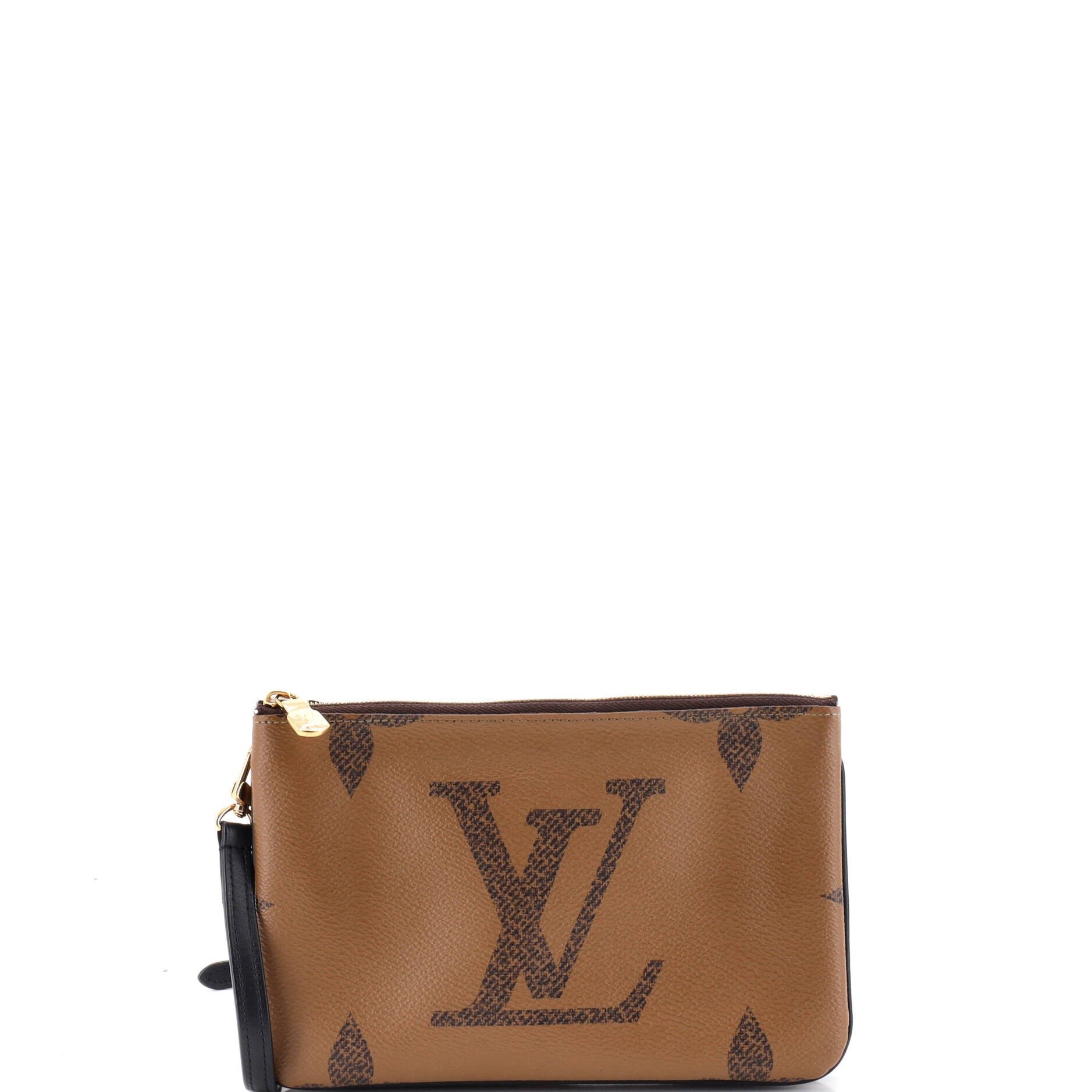 Double Zip Pochette Reverse Monogram Giant