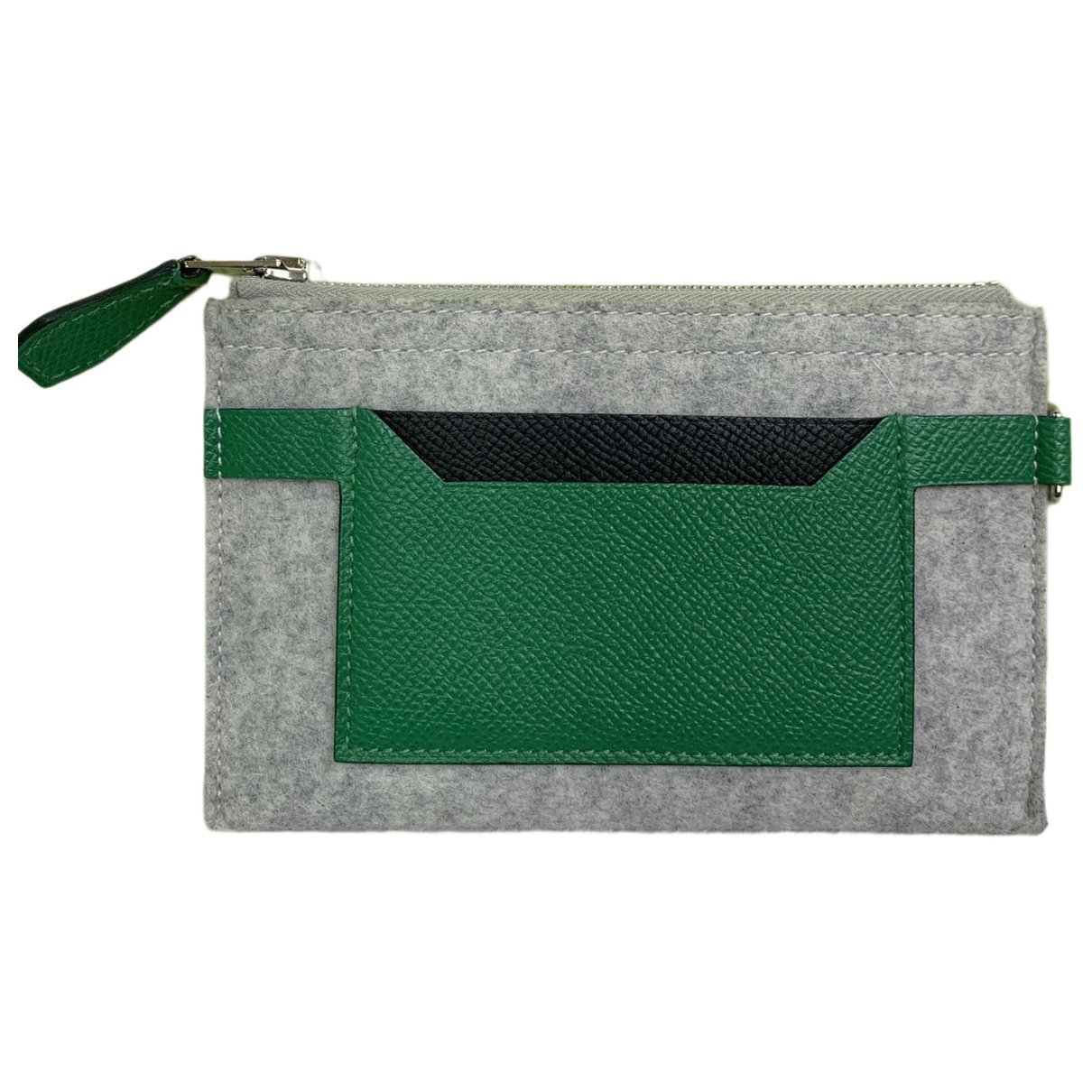 Wool clutch bag