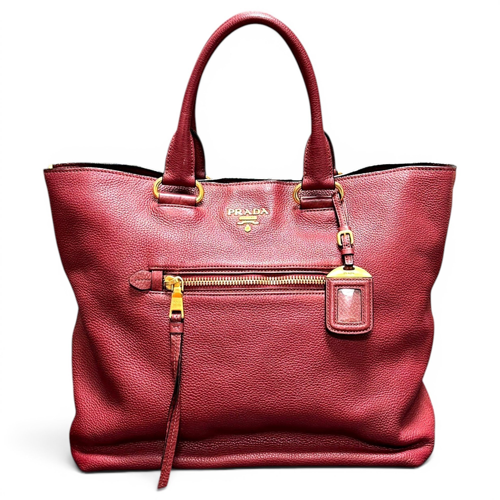 Leather tote