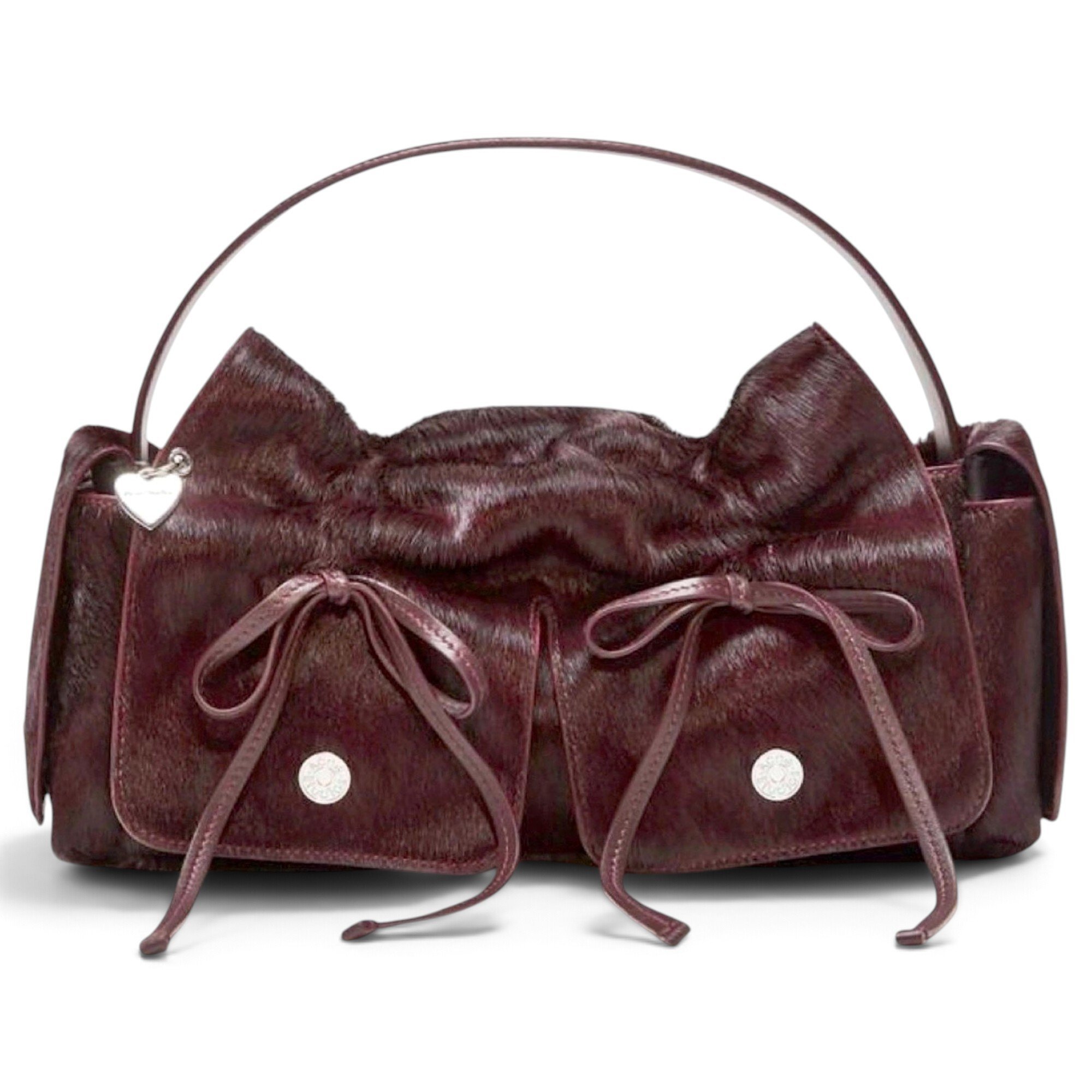 Acne Studios Multipocket pony-style calfskin handbag