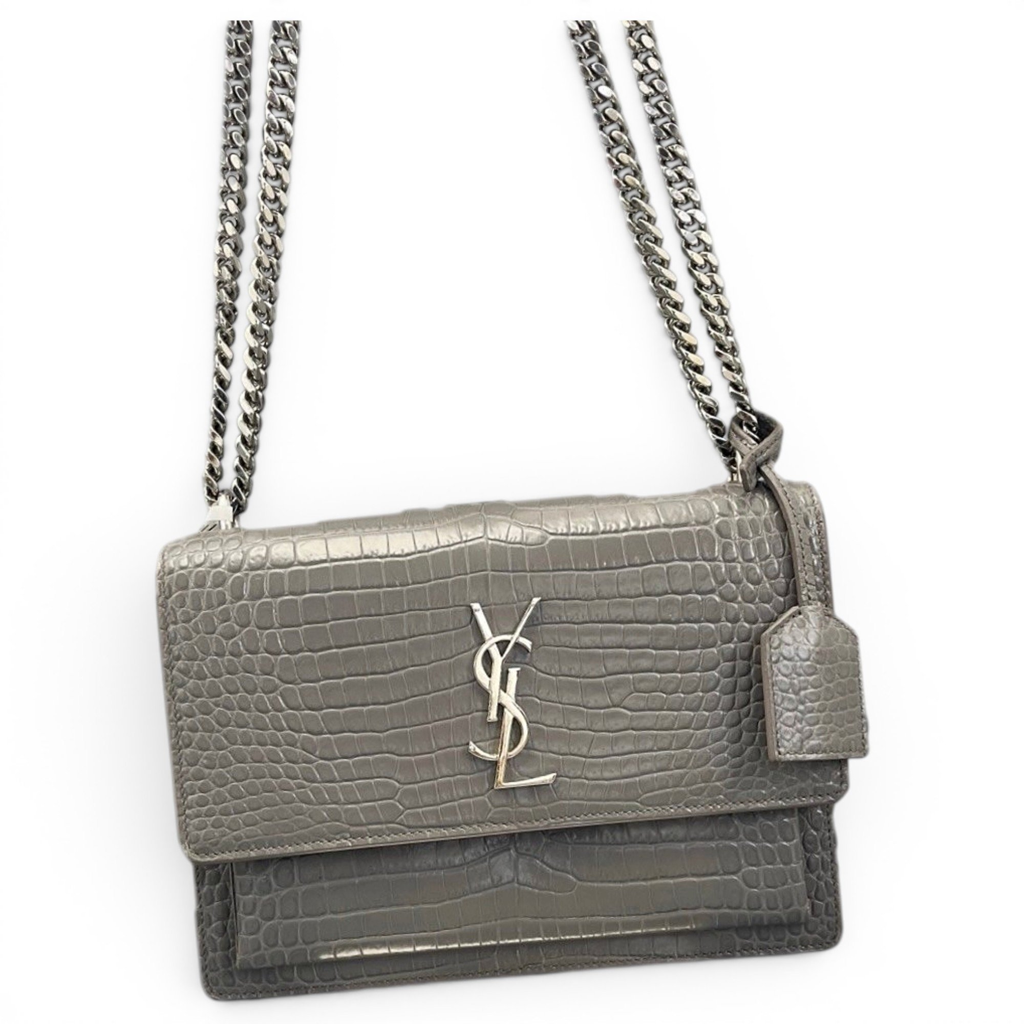 Sunset leather handbag