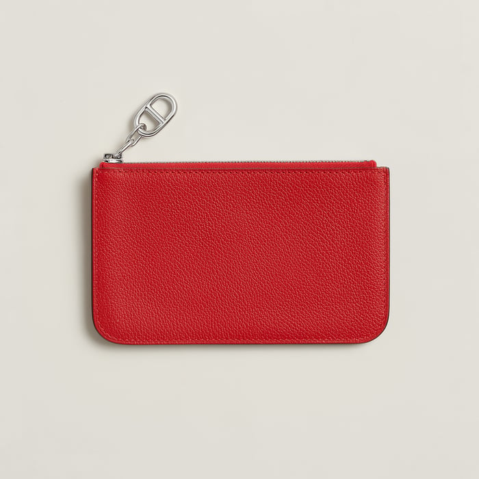 Rouge Radieux Zipengo Chaine d'Ancre Card Holder