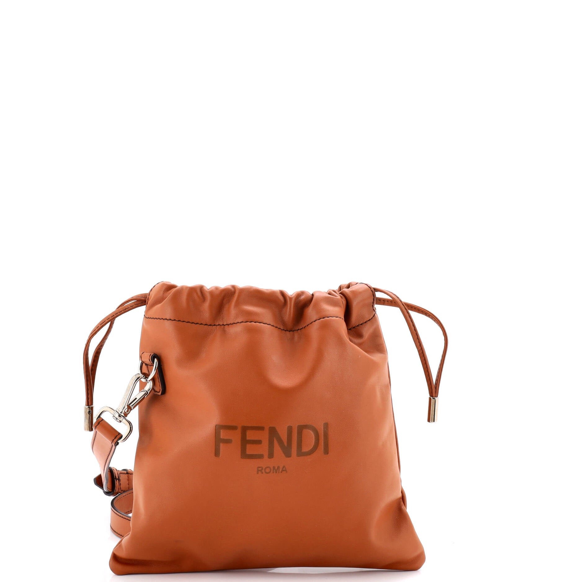Fendi Pack Pouch Crossbody Bag Leather Mini