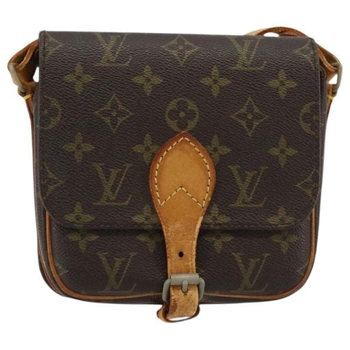 Cartouchière leather handbag