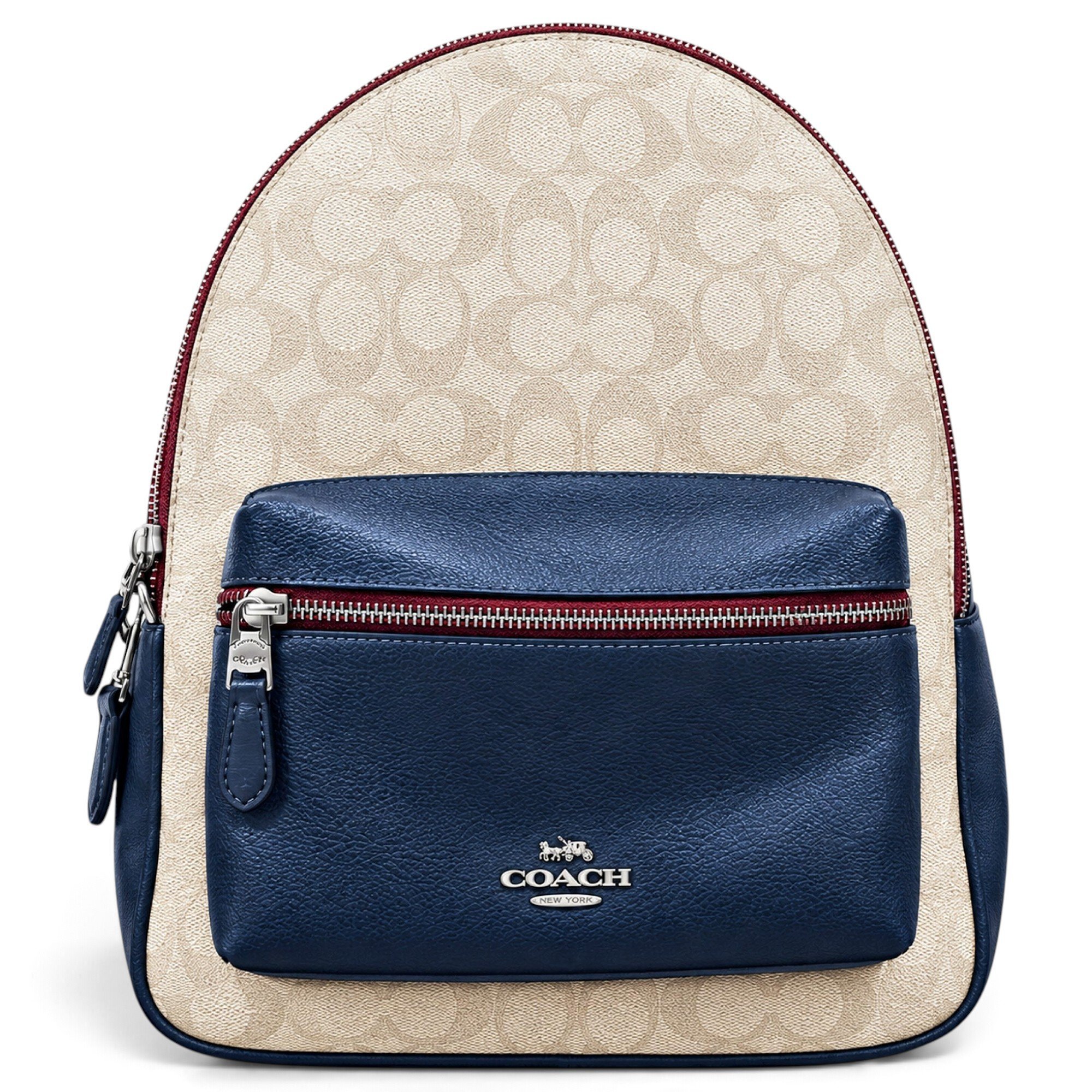 Campus leather backpack