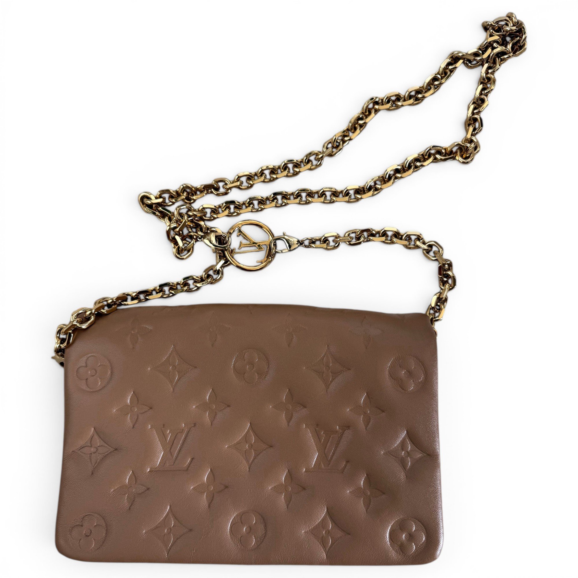 Coussin Flap leather handbag
