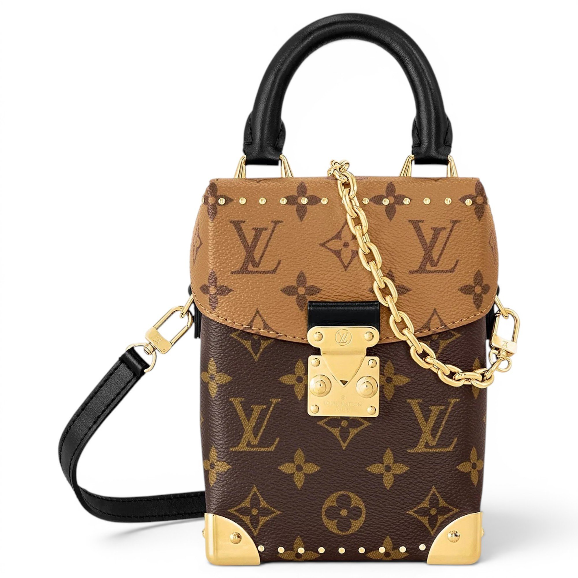 Camera Box leather handbag