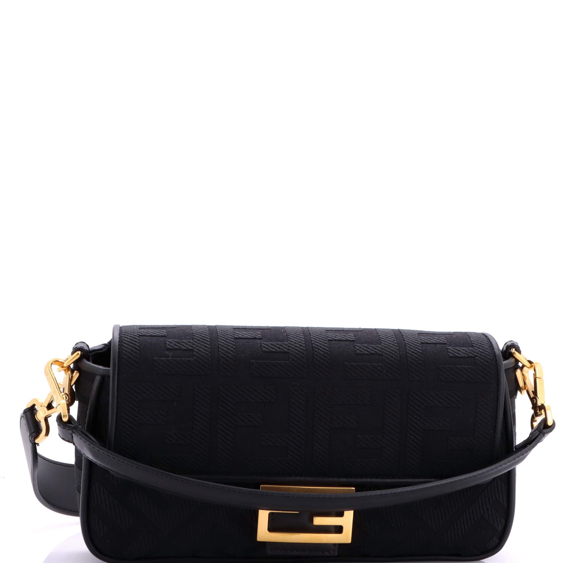 Fendi Baguette NM Bag Zucca Embroidered Canvas Medium