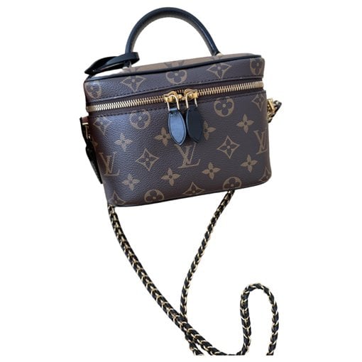 Vanity leather handbag