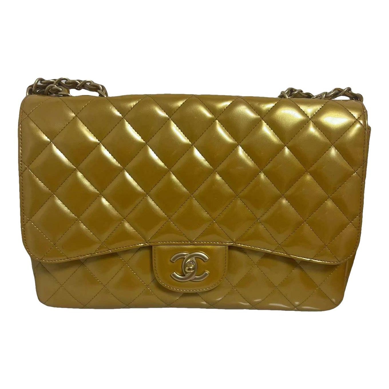 Timeless/Classique patent leather handbag