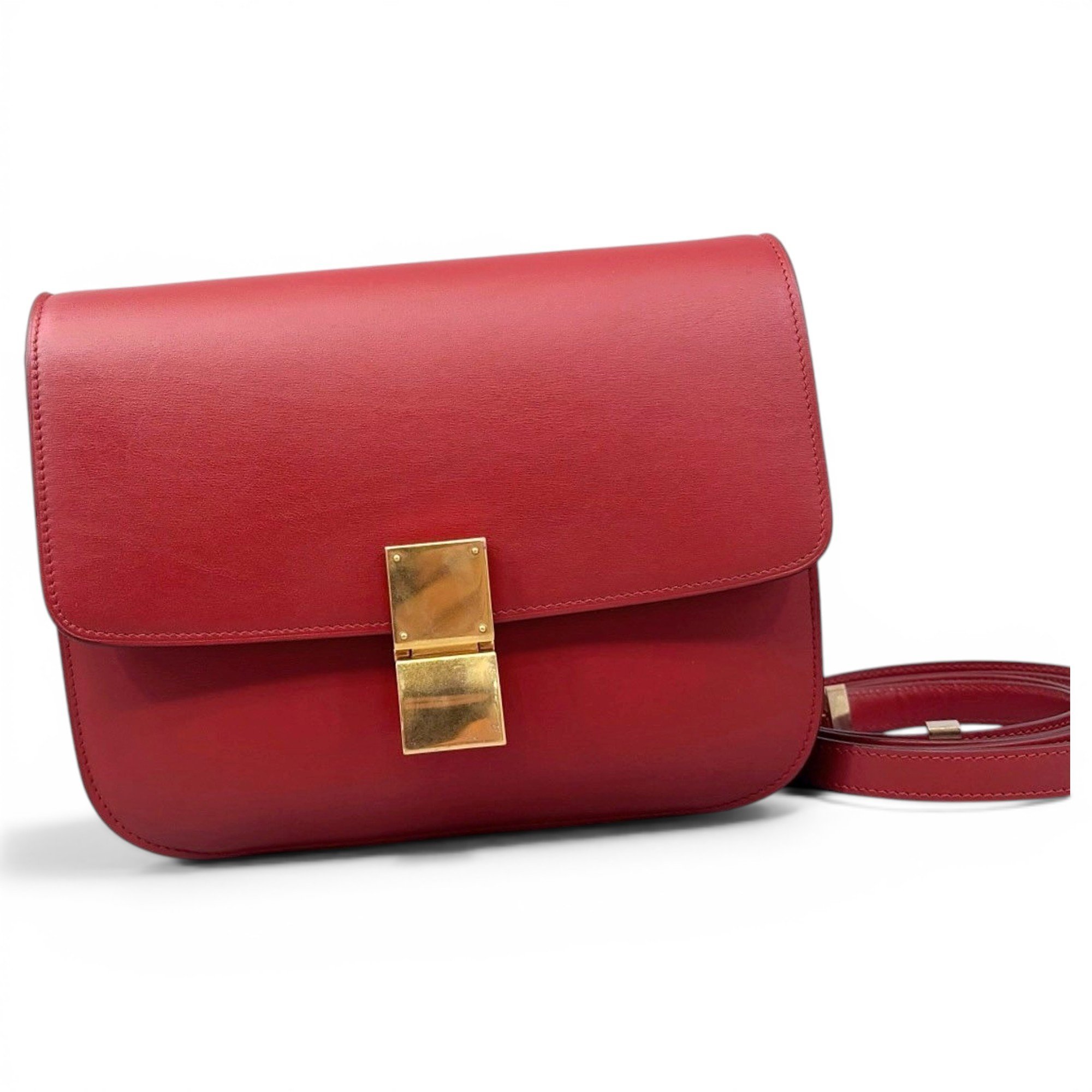 Classic leather handbag