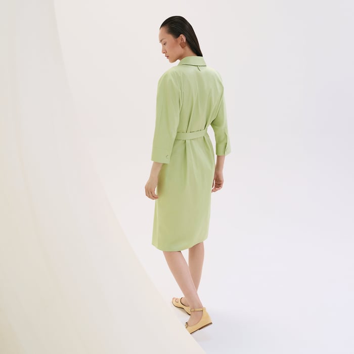 Vert Tendre Shirt Dress