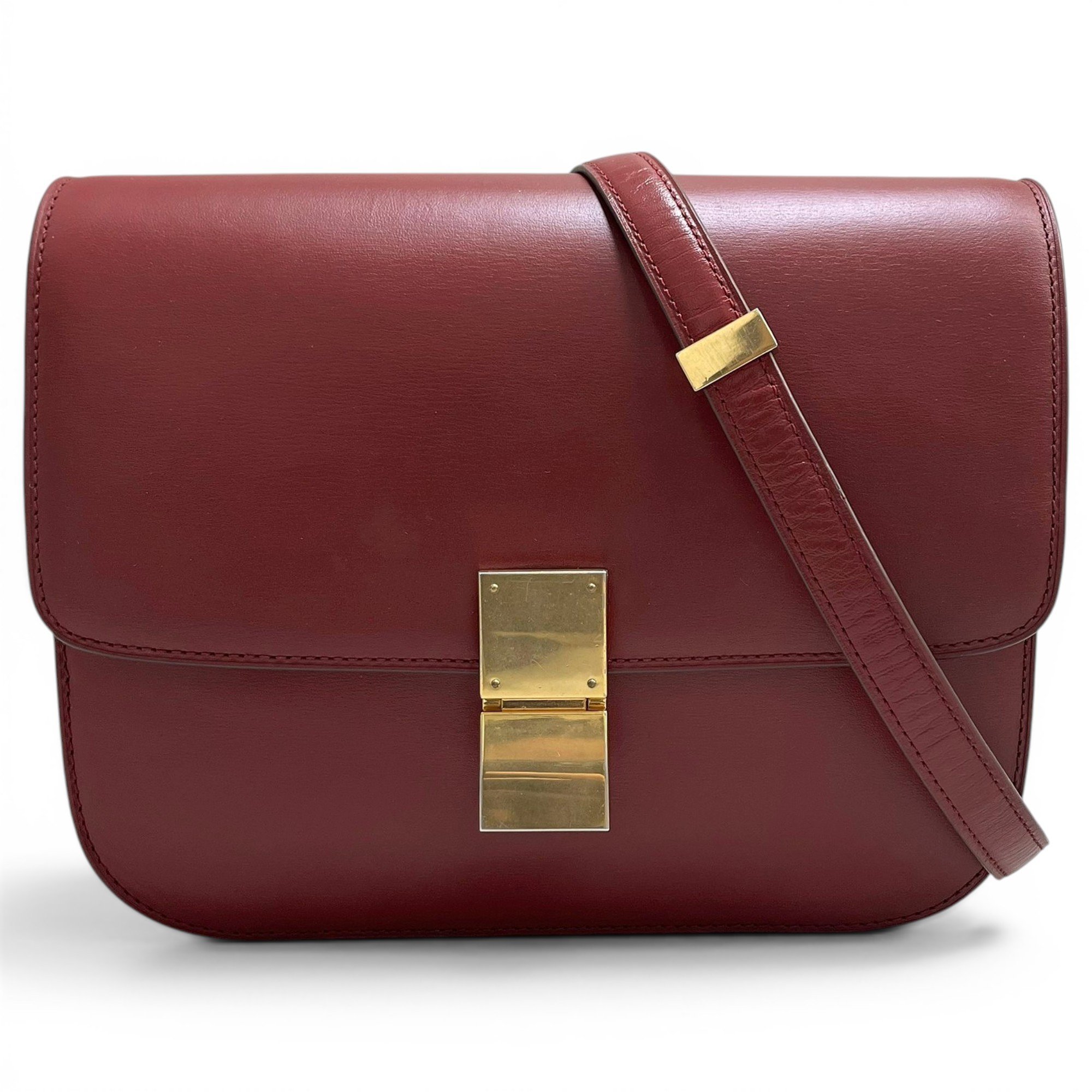 Classic leather handbag