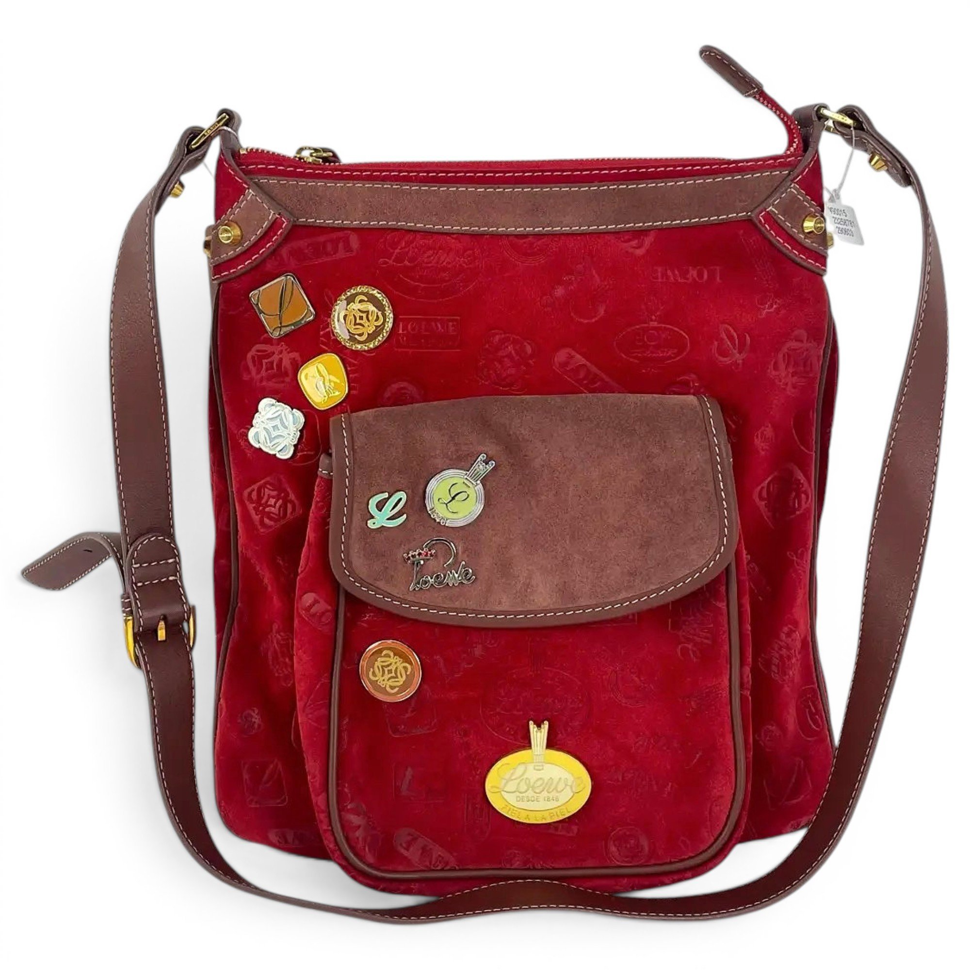 Velvet crossbody bag
