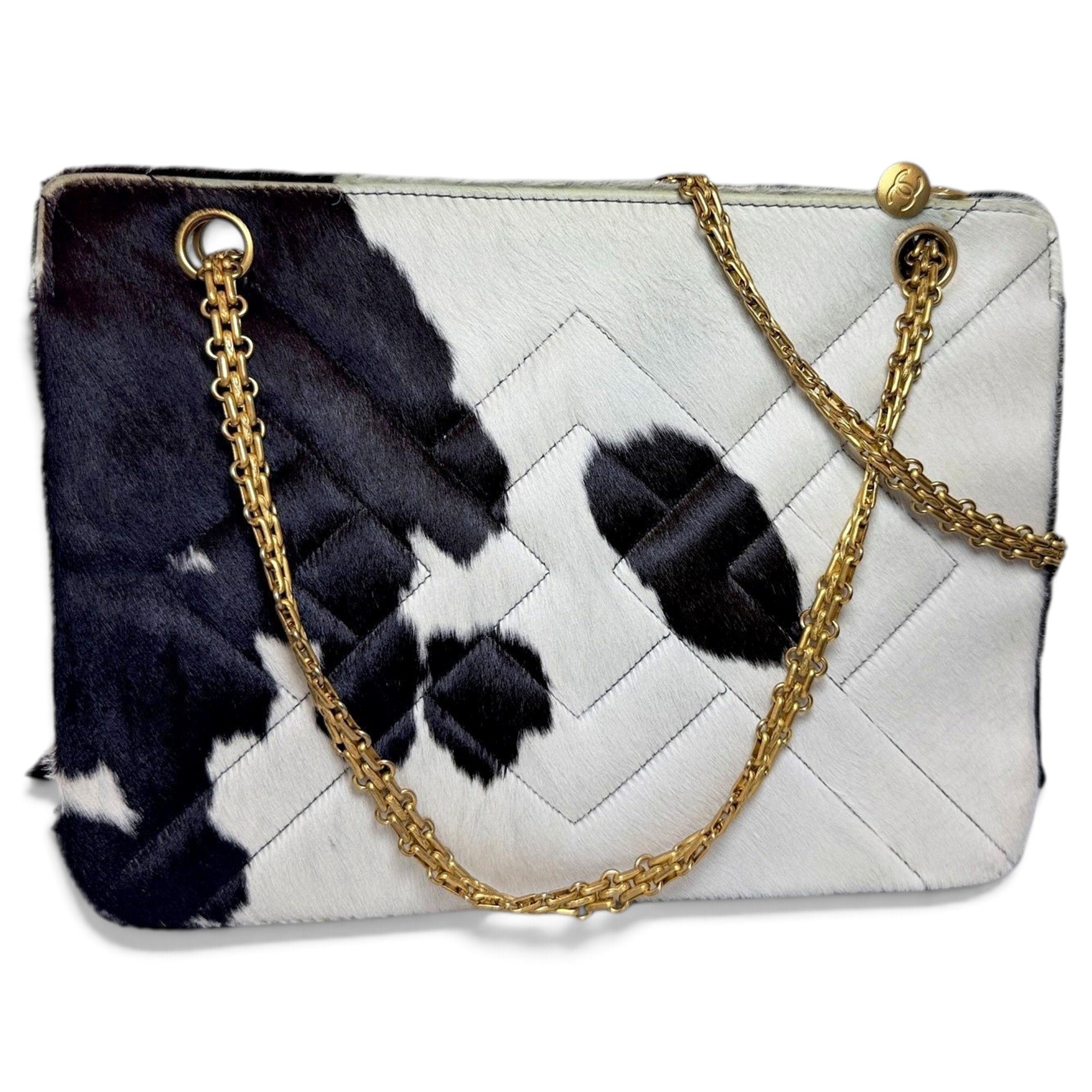 Chanel Pony-style calfskin handbag