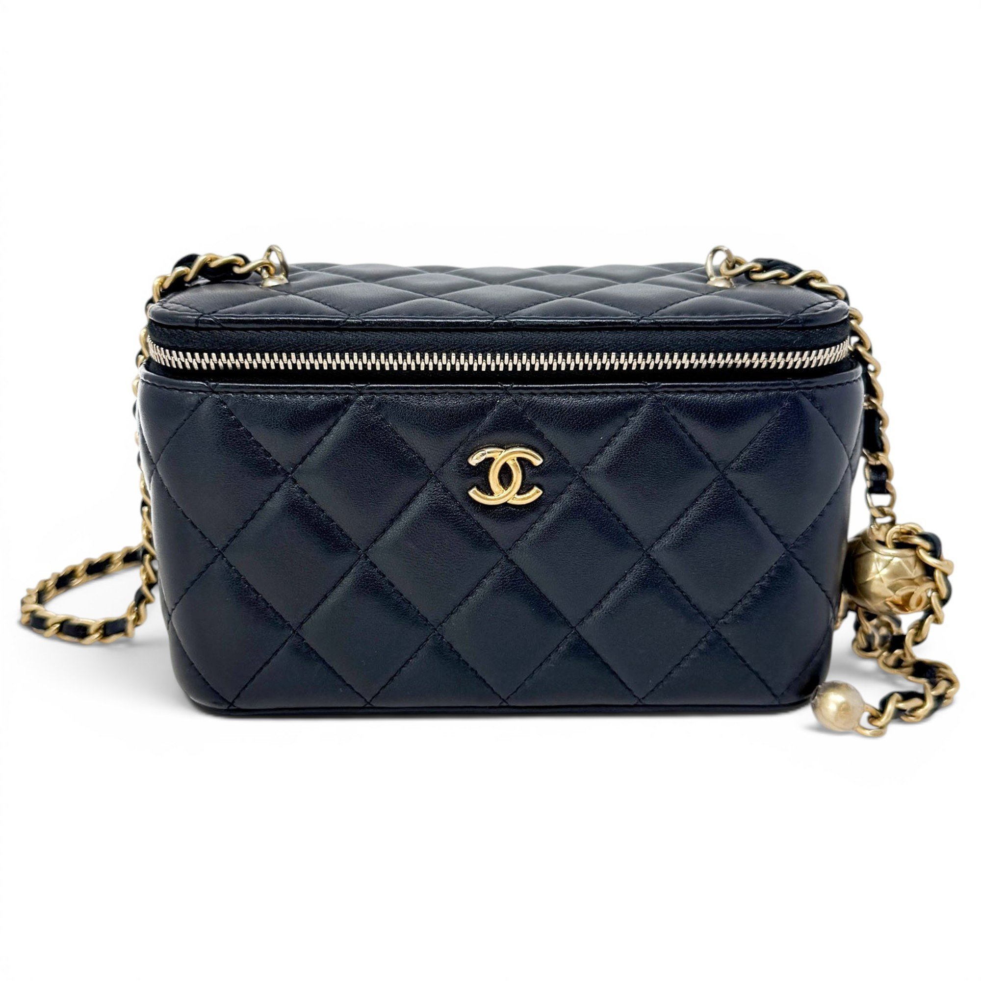 Vanity leather bag