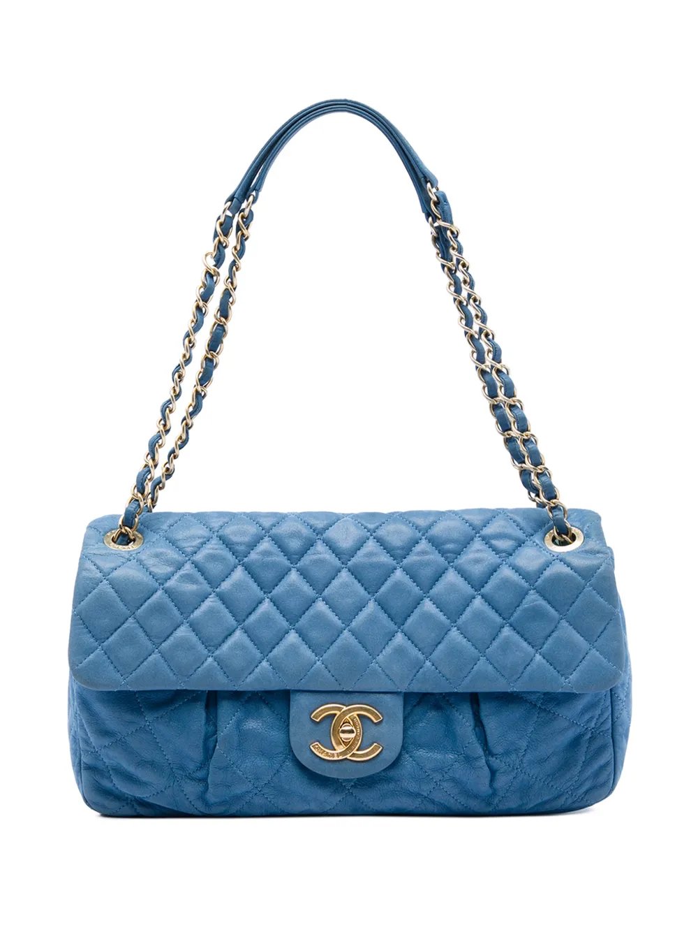 2012 Quilted Iridescent Calfskin Chic Quilt Flap shoulder bag