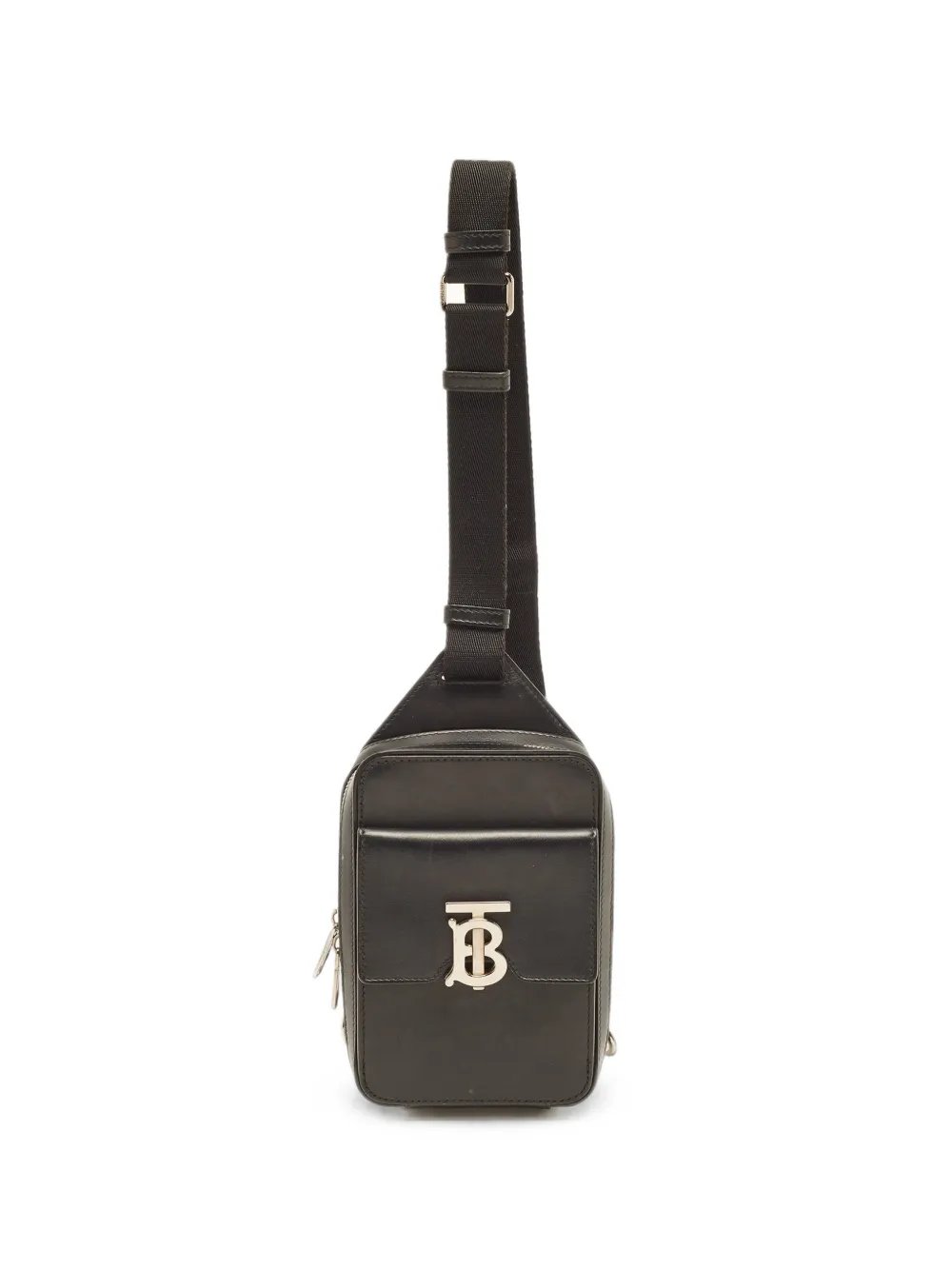 TB leather crossbody bag