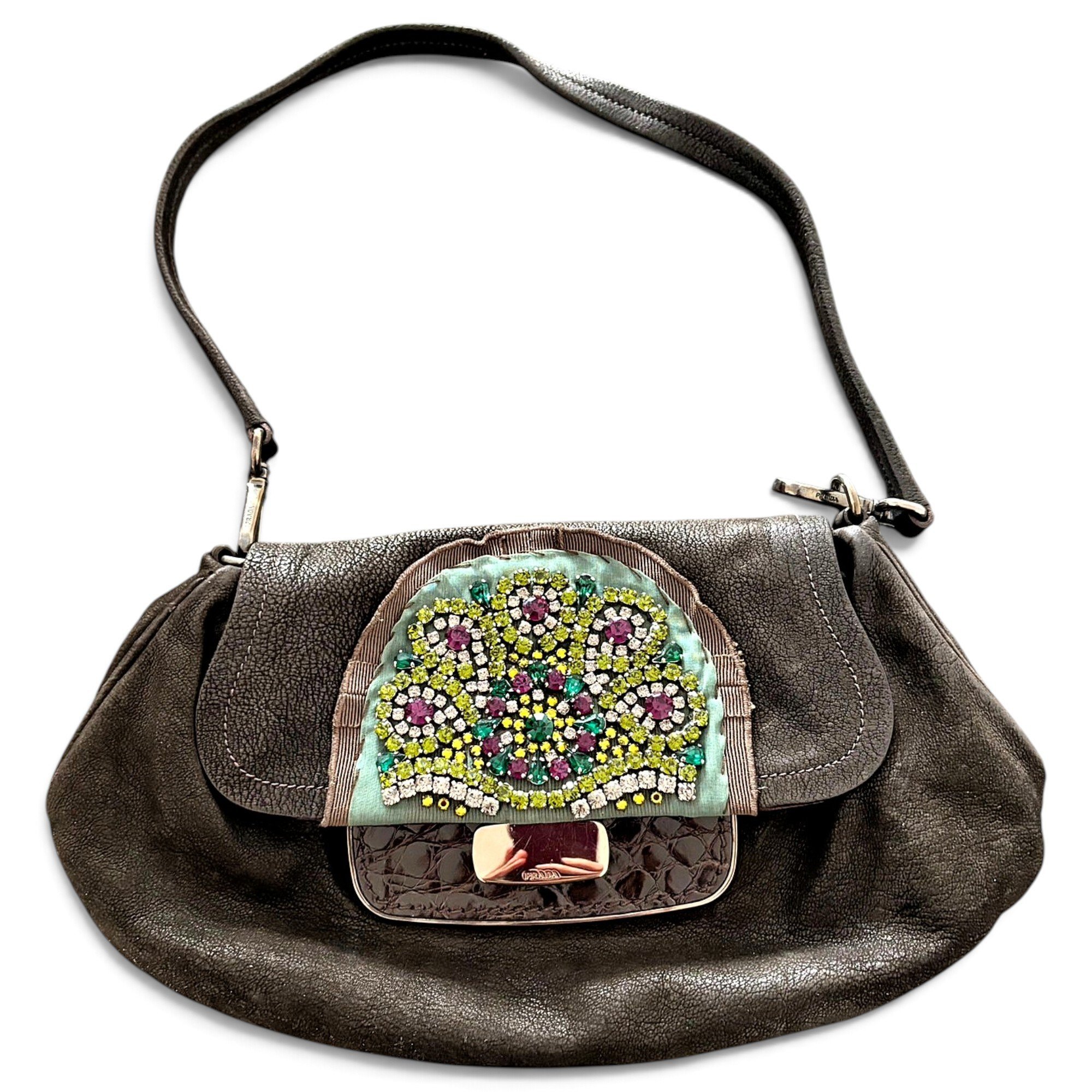 Leather handbag
