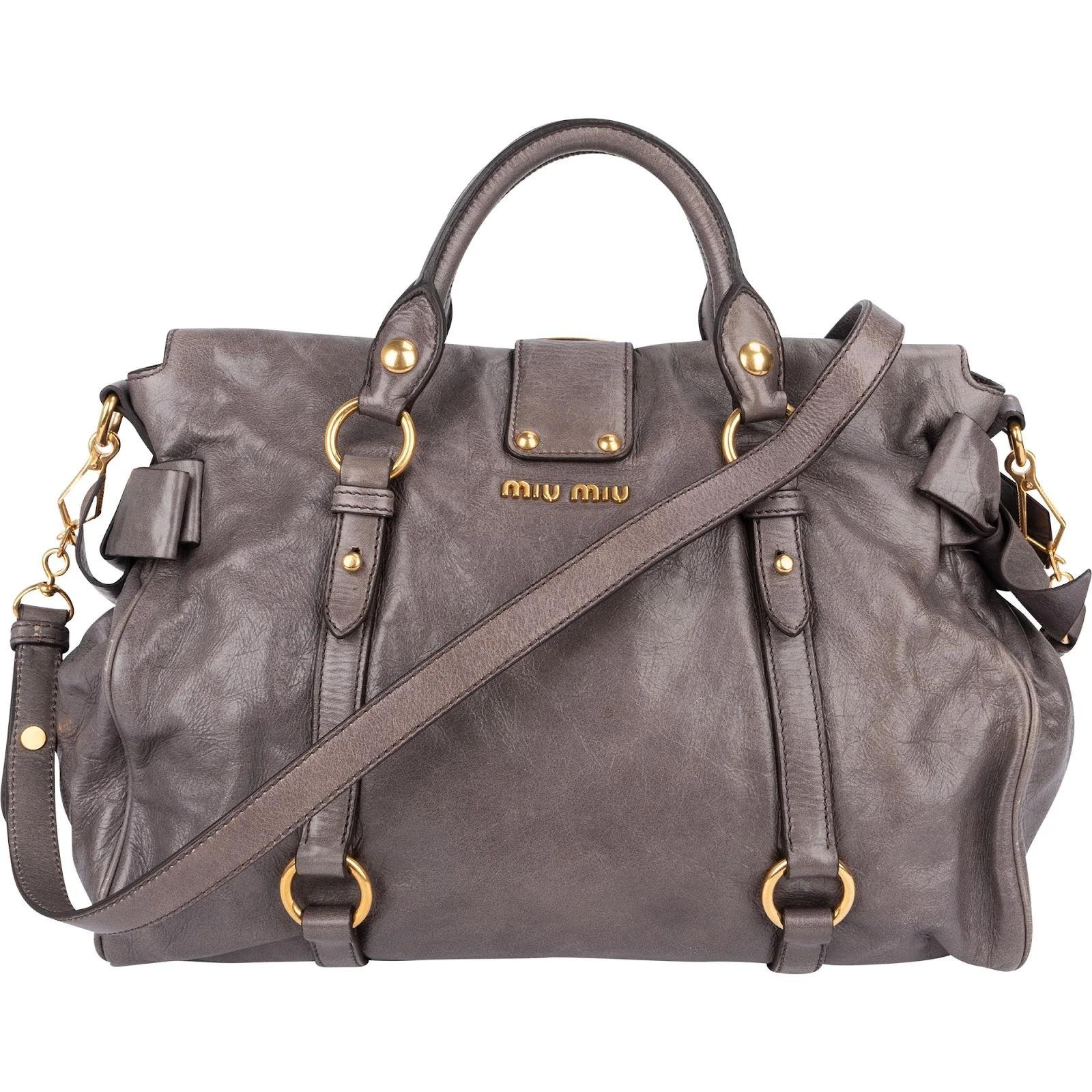 Vitello leather handbag