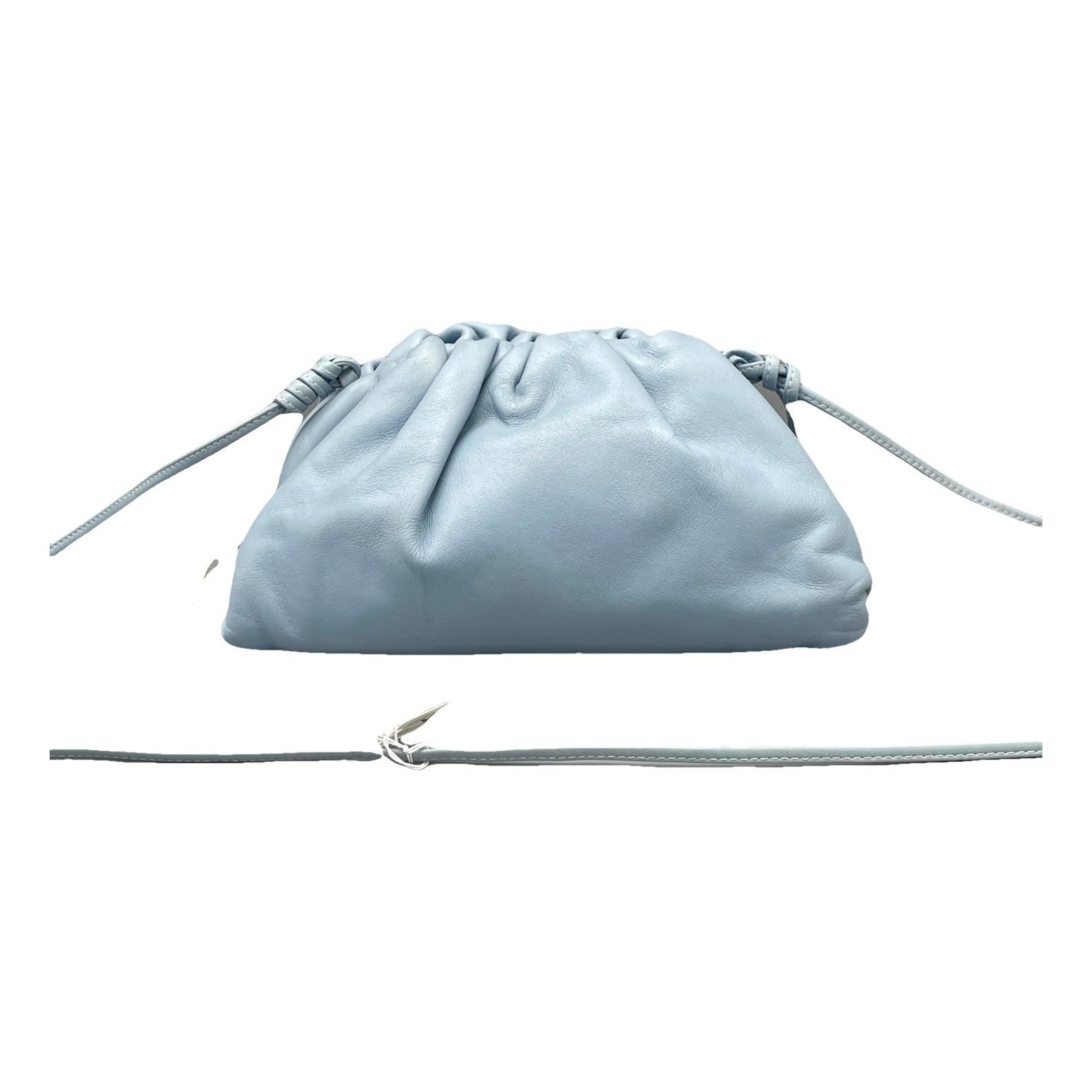 Pouch leather handbag
