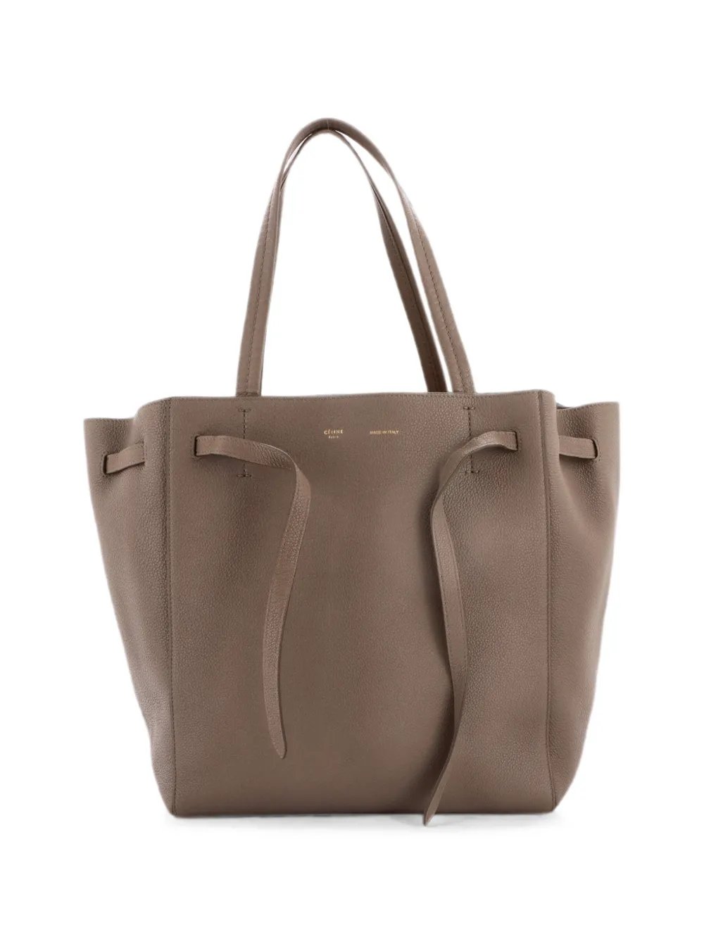 Phantom Tie Cabas Tassel Leather Small tote bag
