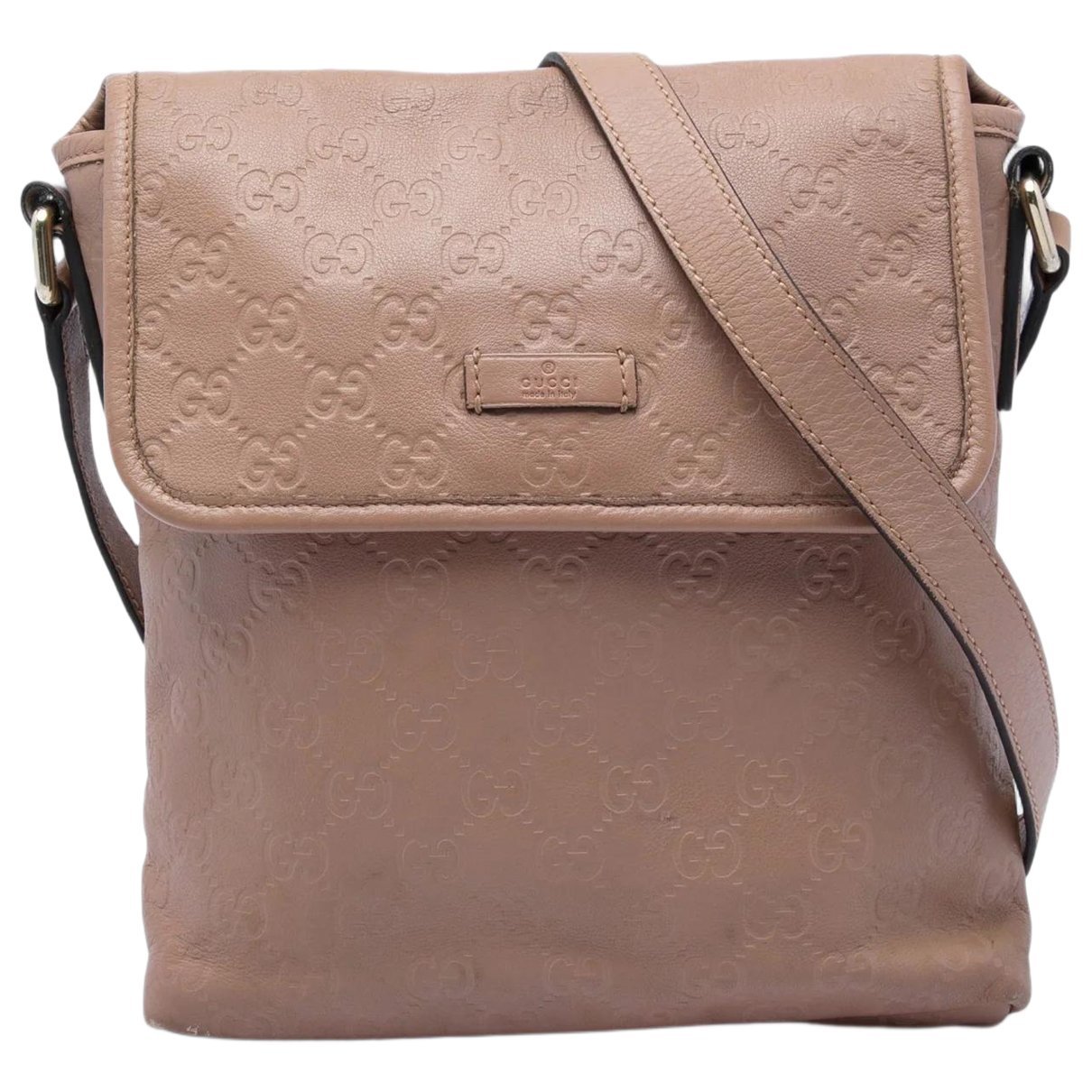 Gucci B leather bag